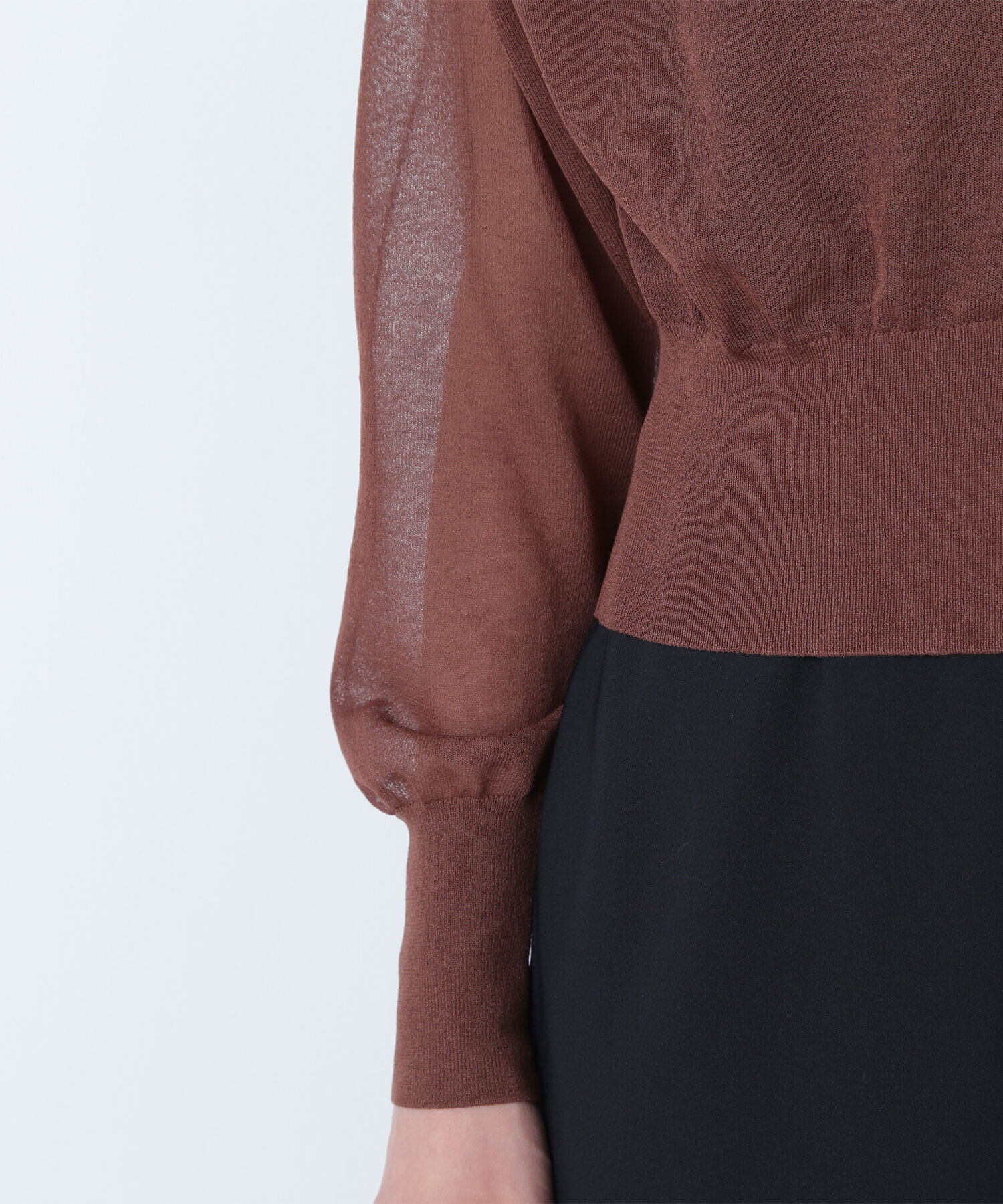  「ベーシックシアーカーディガン」|ニット・セーター|