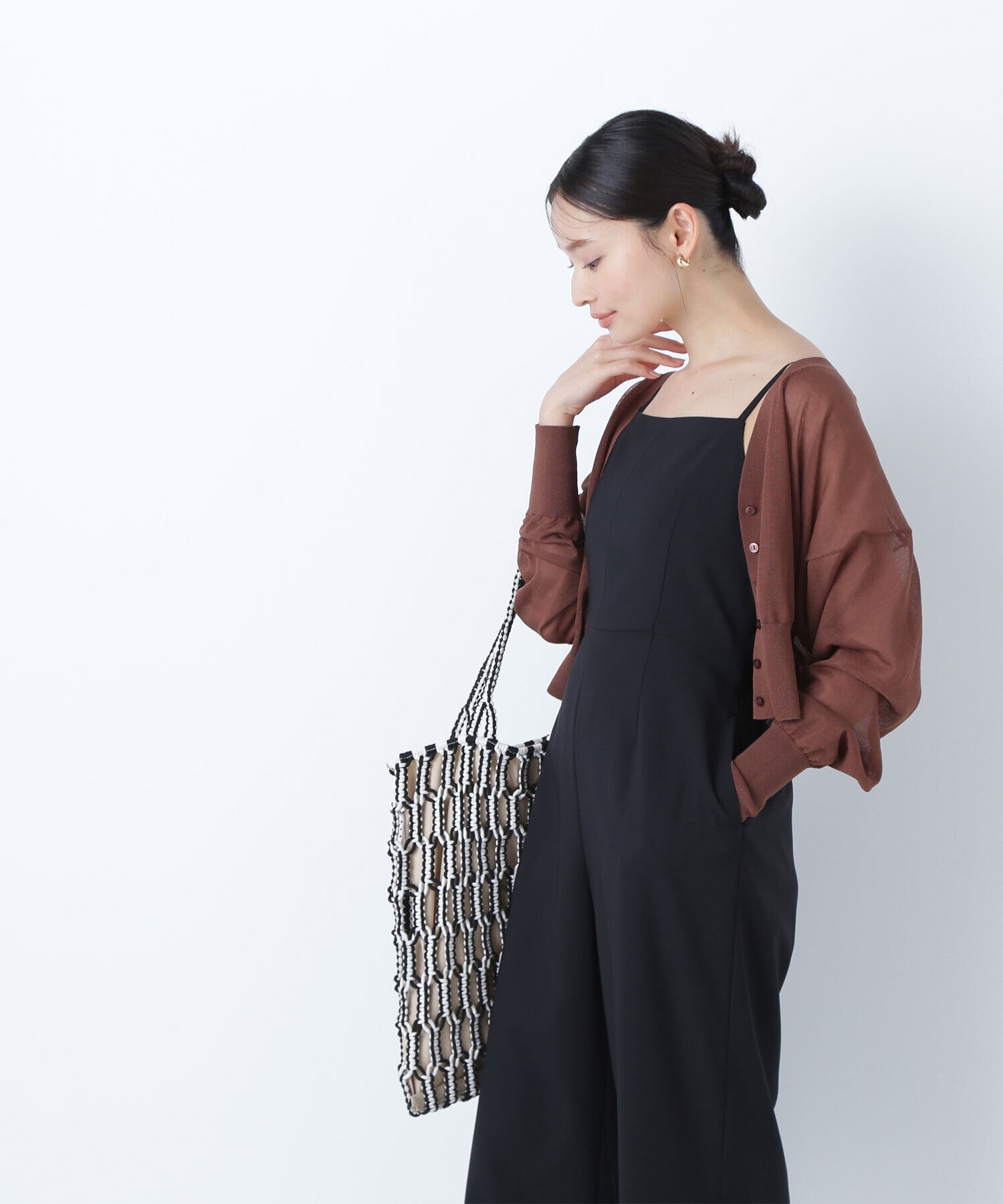  「ベーシックシアーカーディガン」|ニット・セーター|