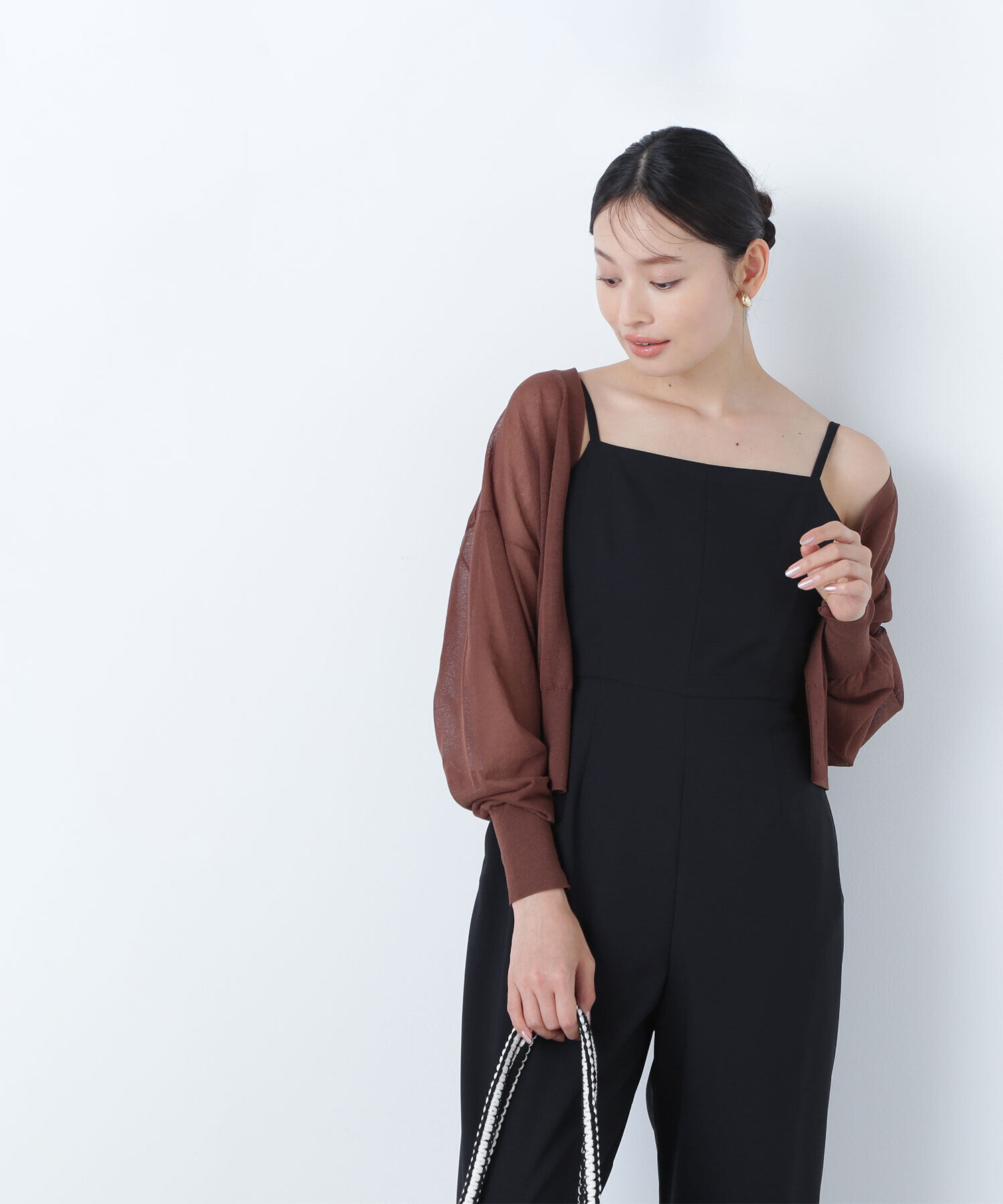  「ベーシックシアーカーディガン」|ニット・セーター|