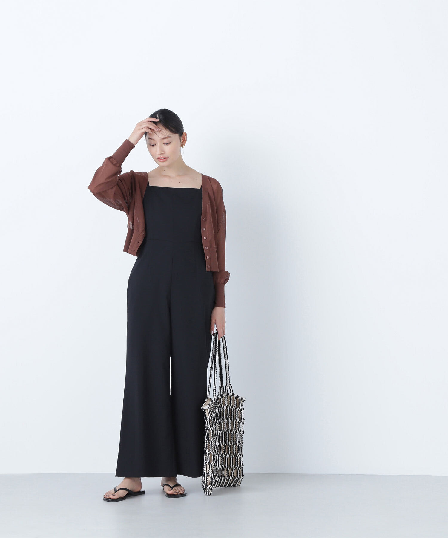  「ベーシックシアーカーディガン」|ニット・セーター|