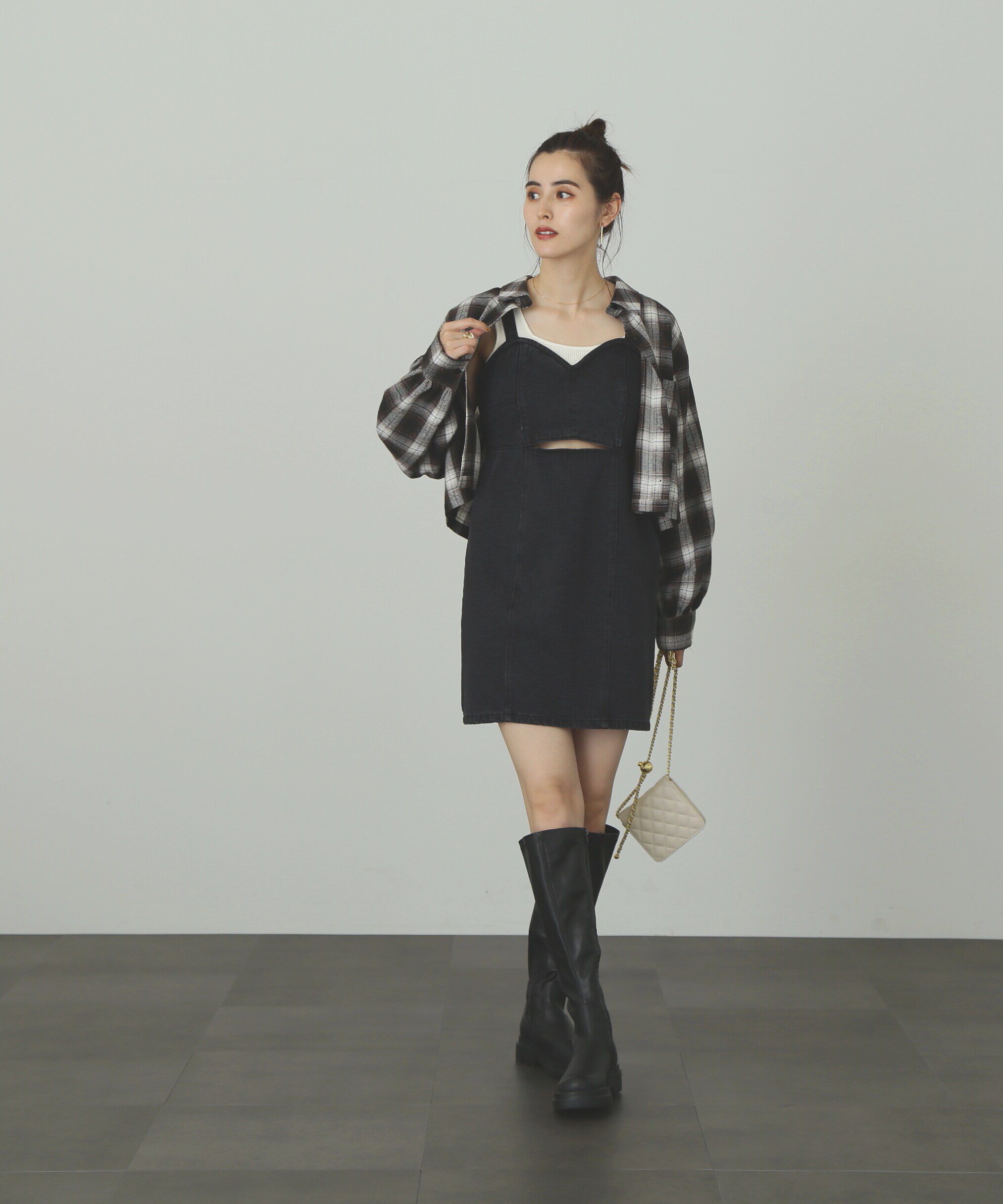  「バックシャンボリュームスリーブショート丈シャツ」|シャツ・ブラウス|