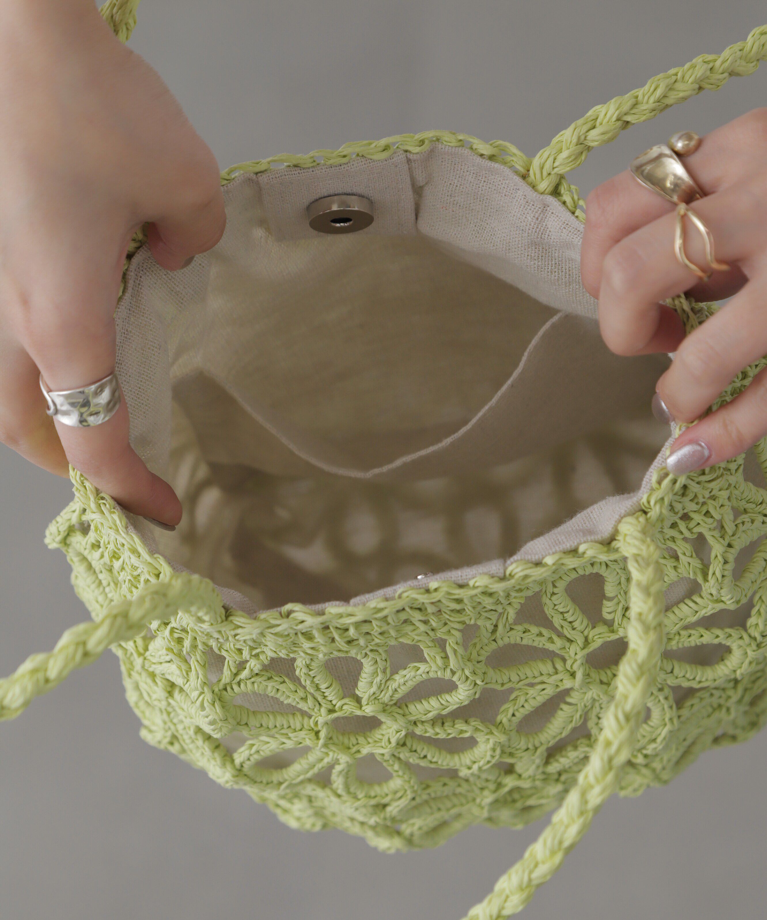  「フラワー雑材バッグ」|その他|