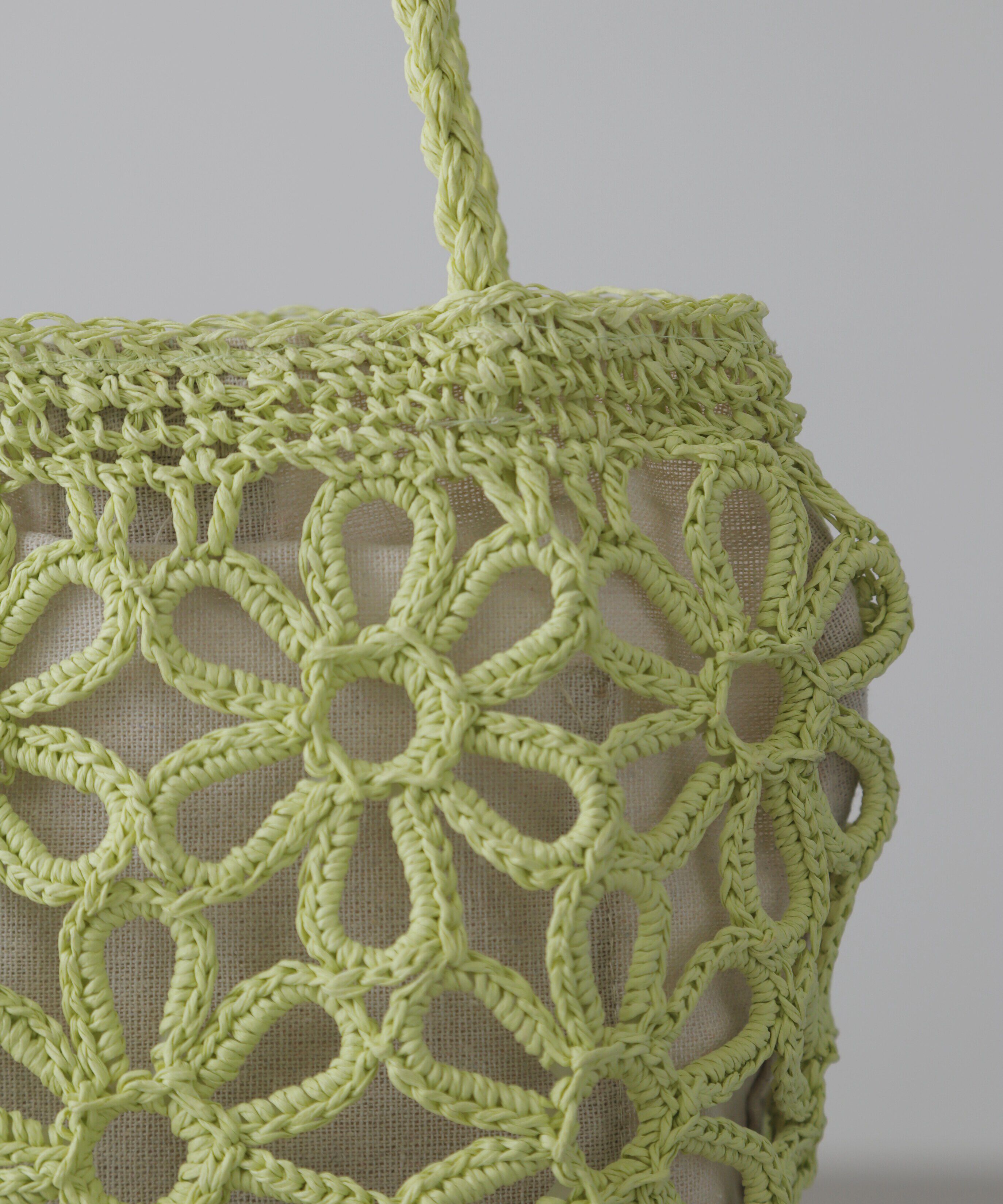  「フラワー雑材バッグ」|その他|