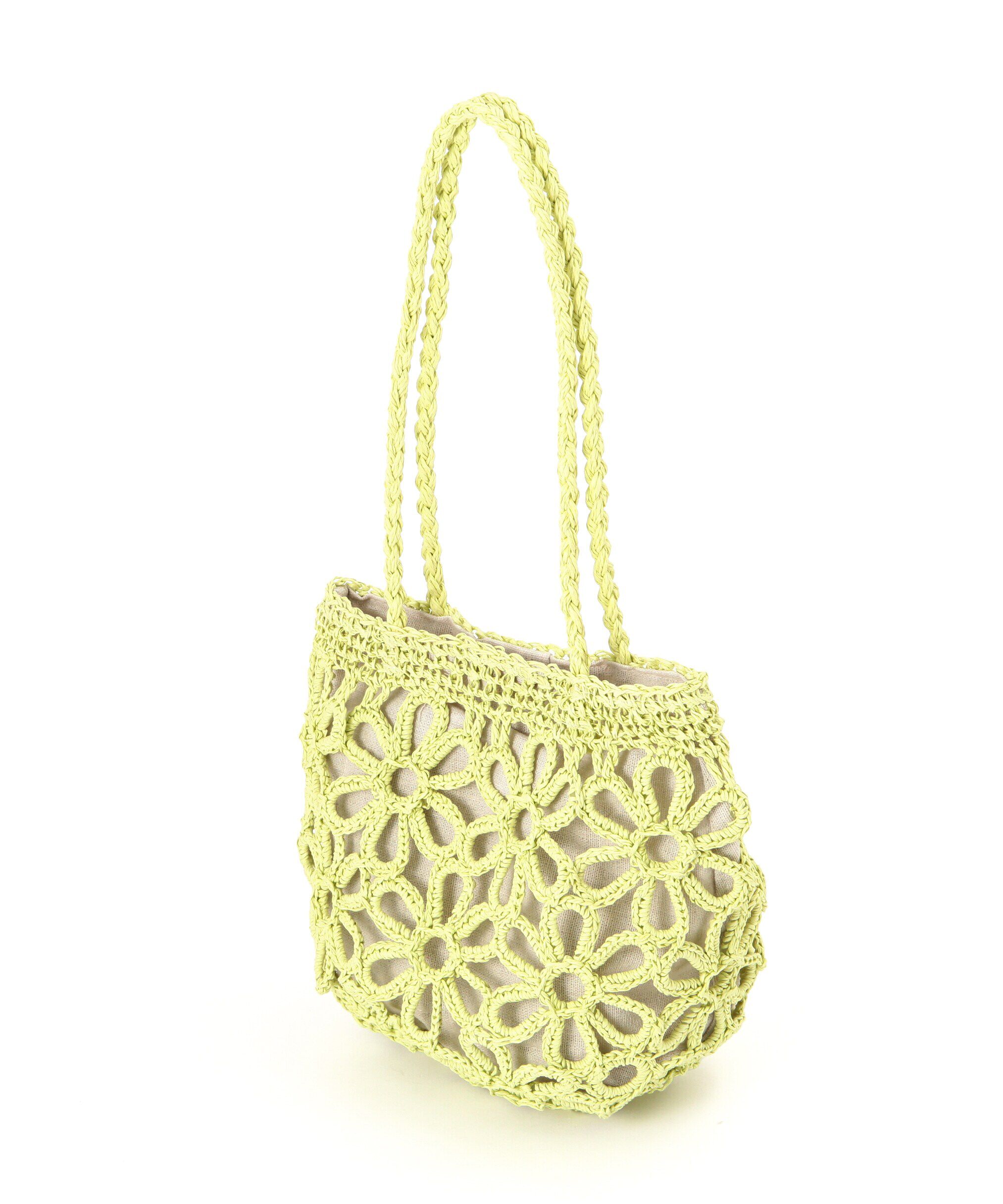  「フラワー雑材バッグ」|その他|