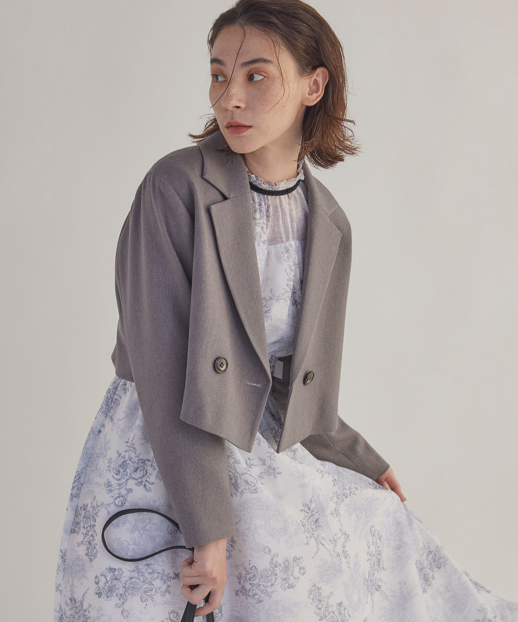  「ショート丈セットアップ　ジャケット」|その他|