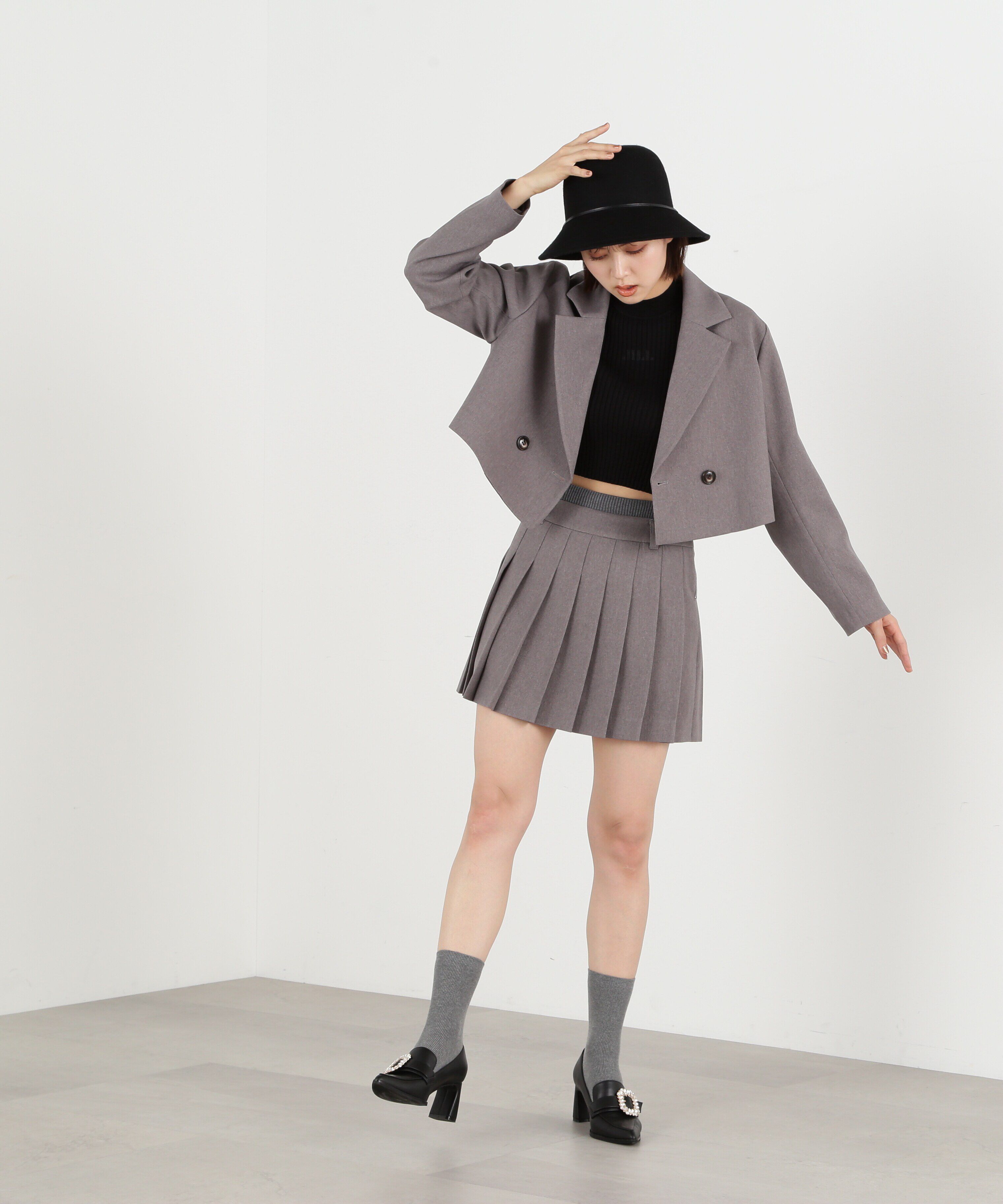  「ショート丈セットアップ　ジャケット」|その他|