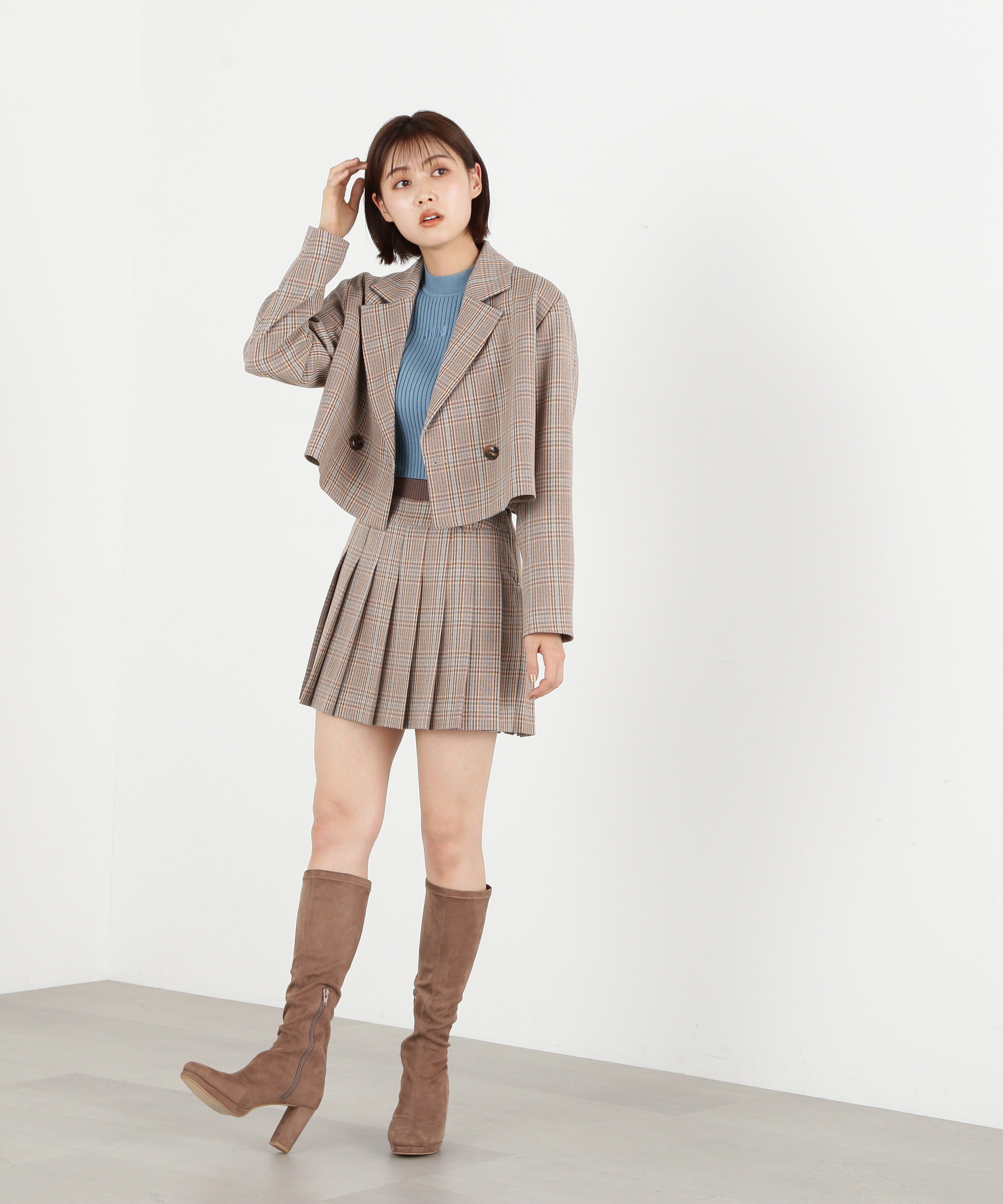  「ショート丈セットアップ　ジャケット」|その他|