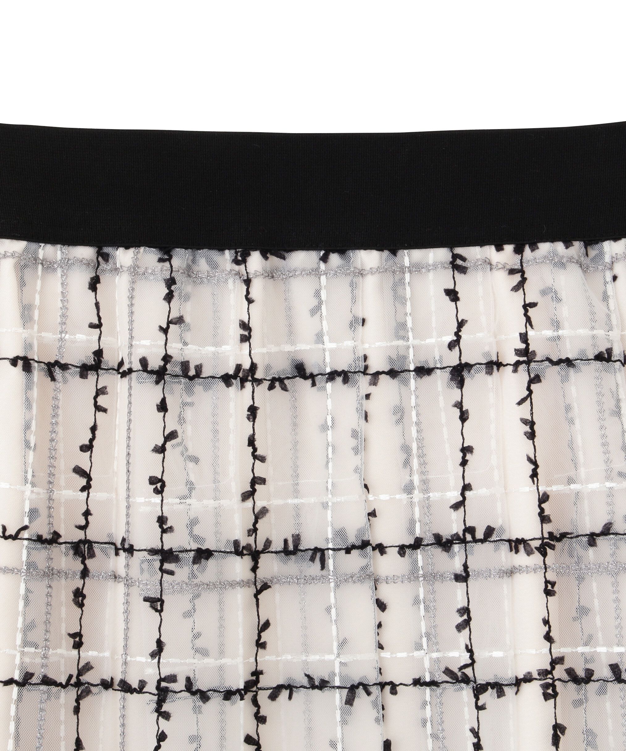  「シアーチェックタックスカート」|スカート|