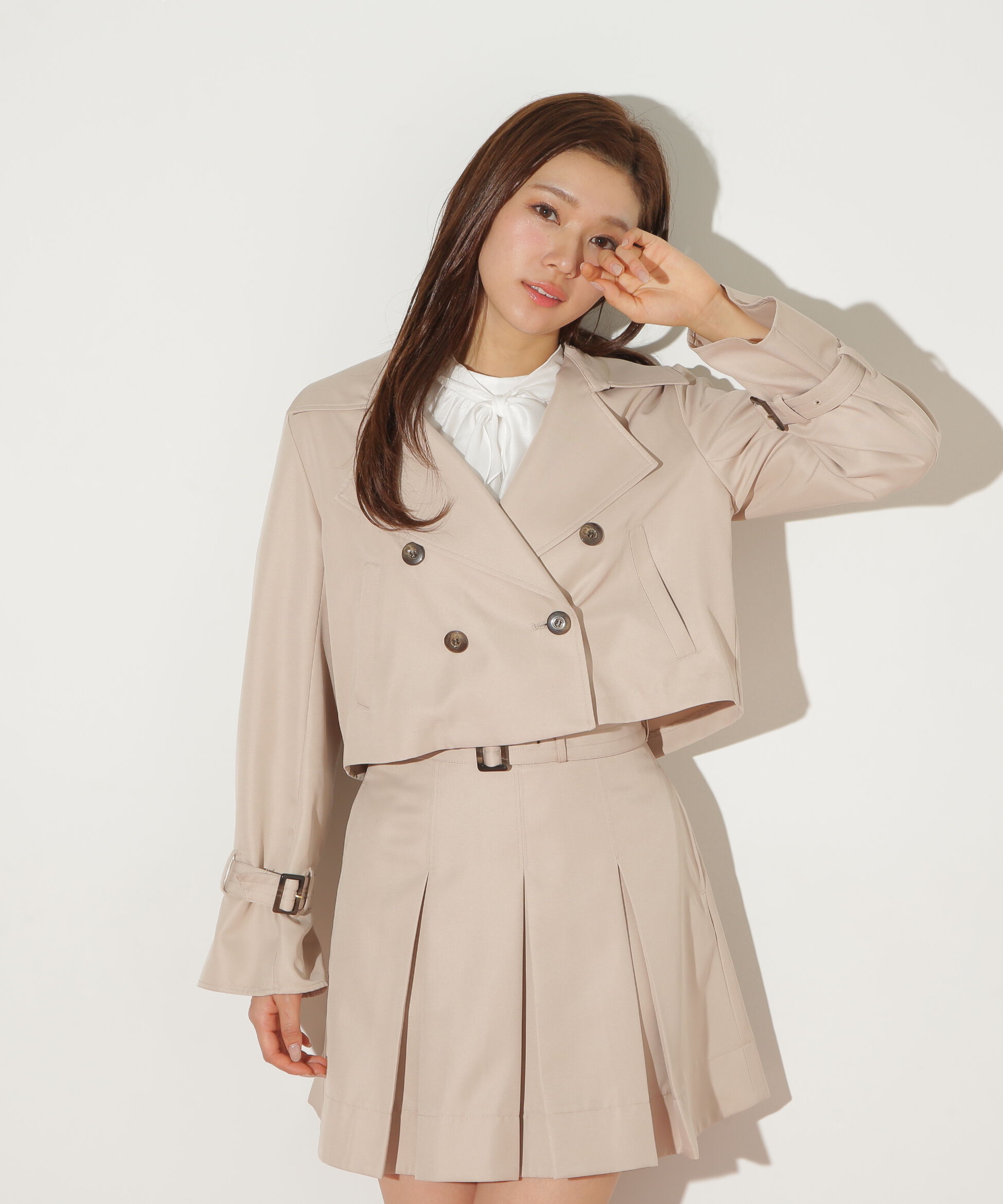  「ショート丈トレンチコート」|その他|