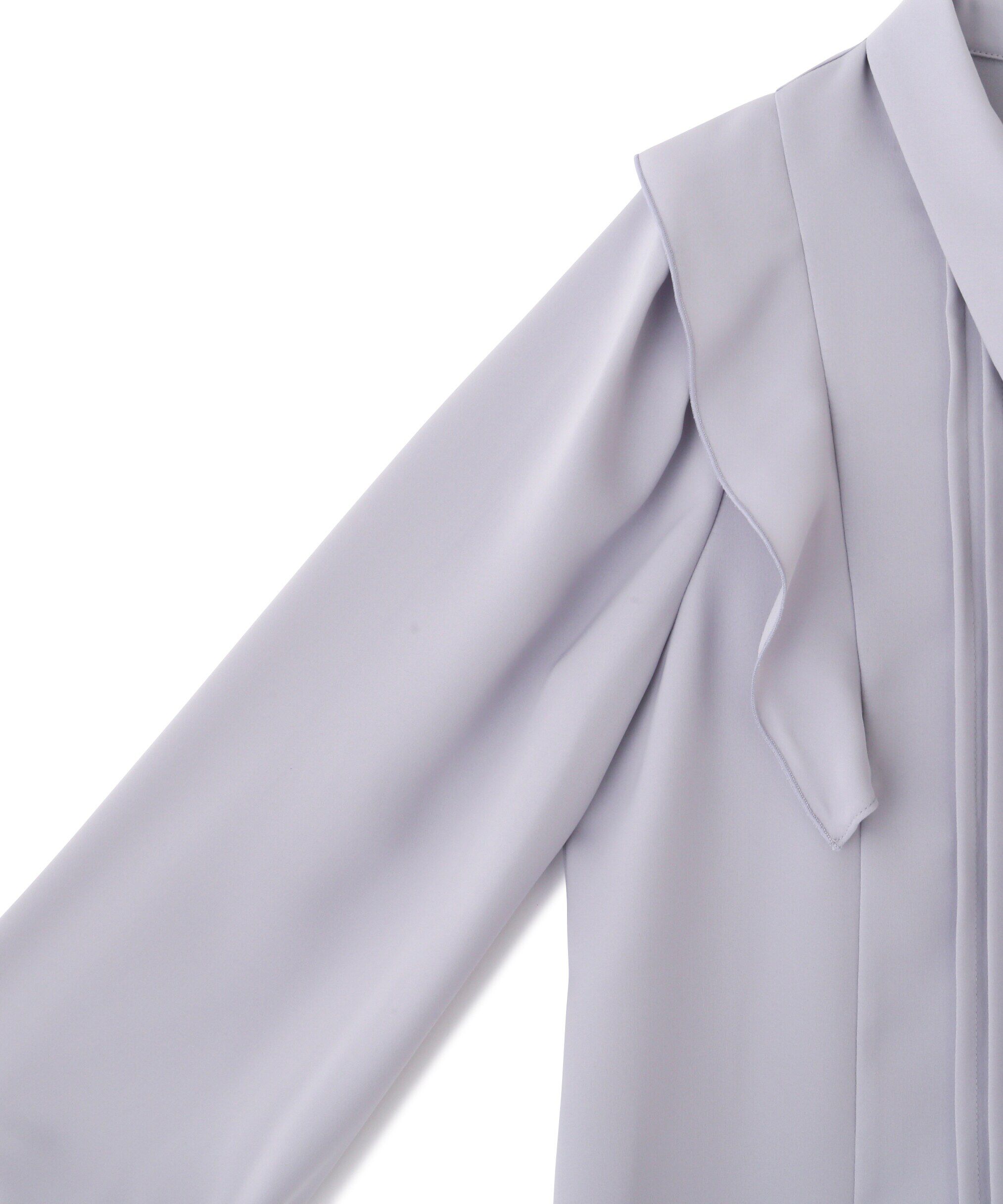  「リボン付きピンタックブラウス」|シャツ・ブラウス|