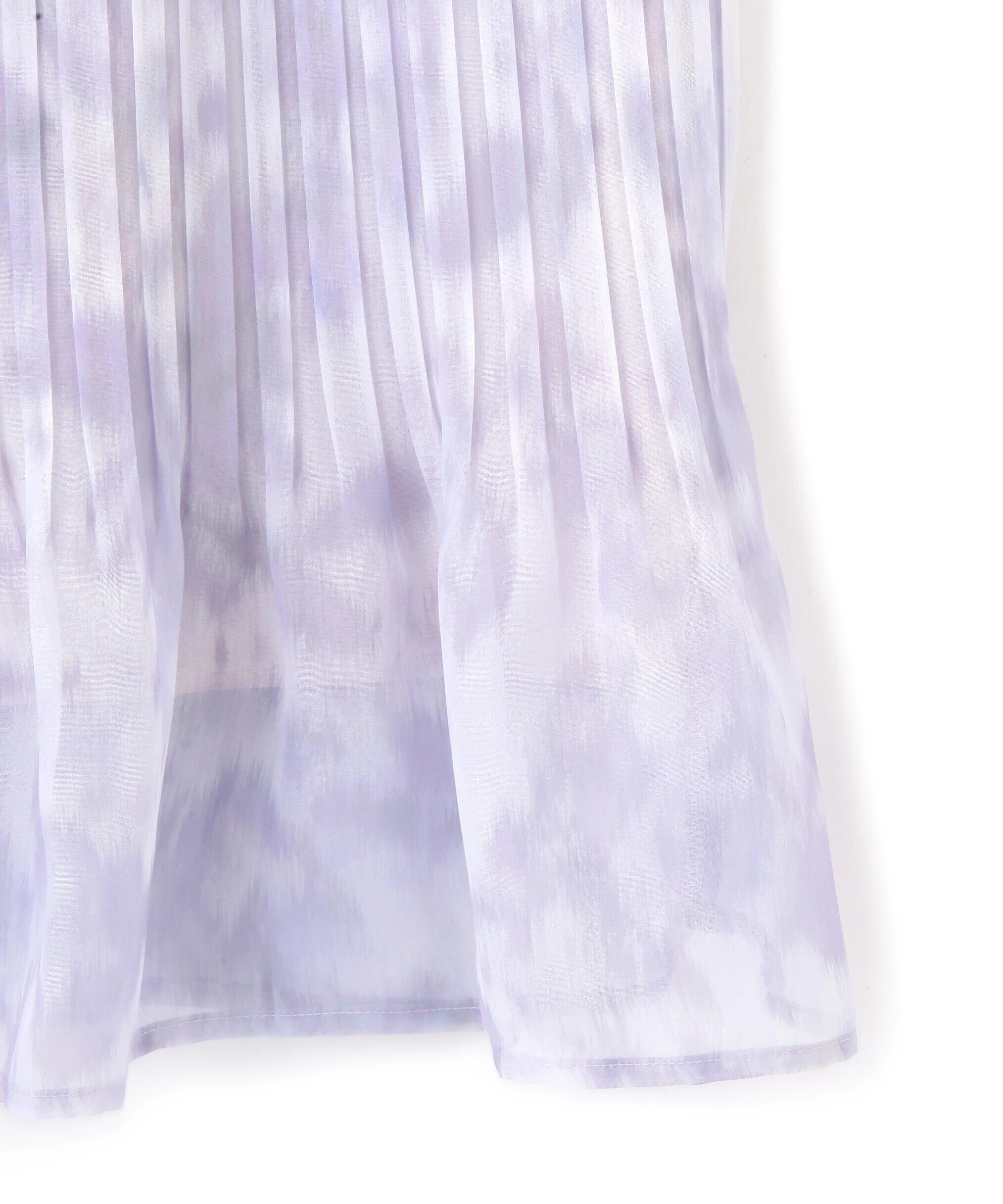  「スリットネックプリーツワンピース」|ワンピース|