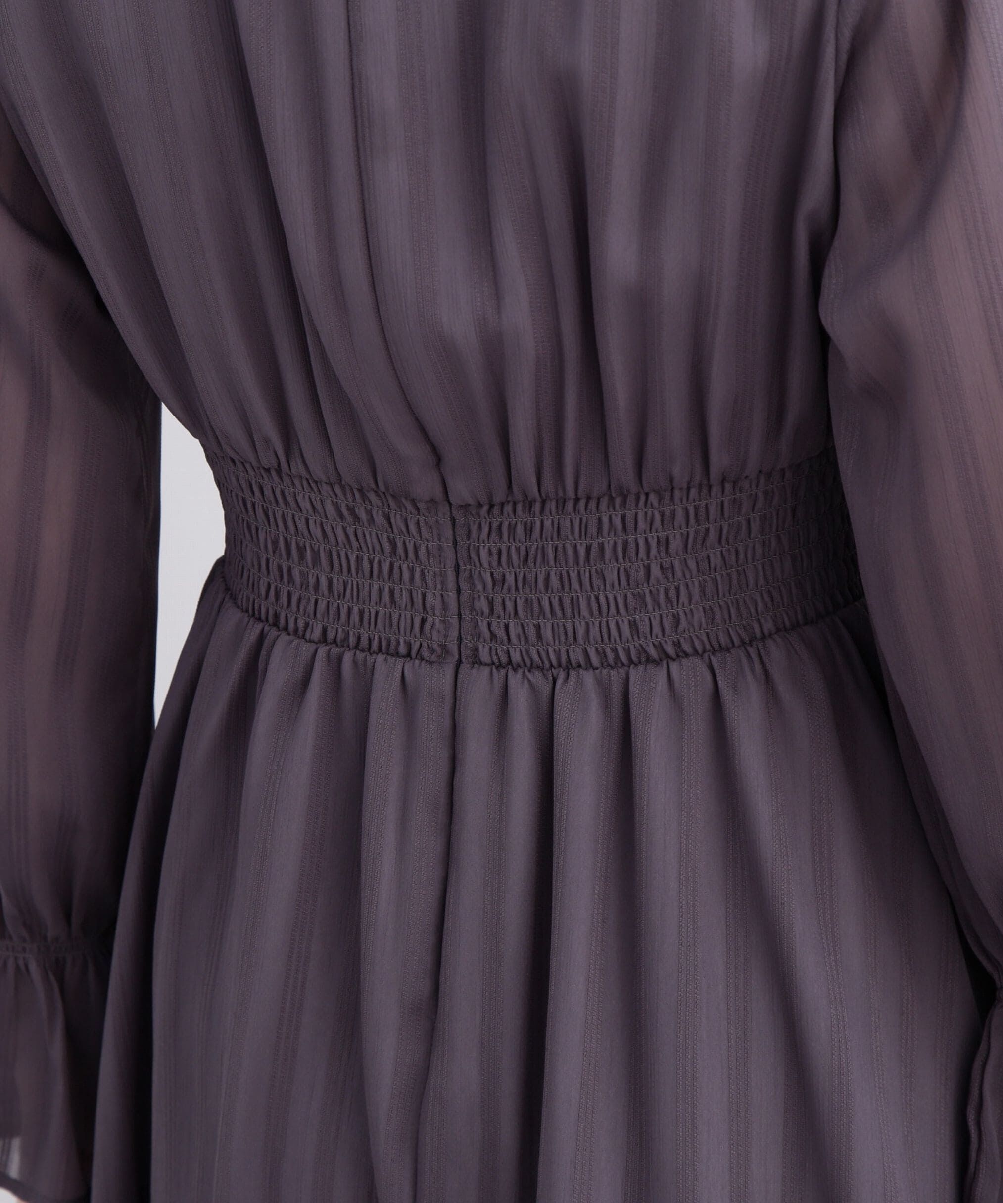 PROPORTION BODY DRESSING「《EDIT COLOGNE》シアーストライプマキシワンピース WEB限定 24SS」|ワンピース|