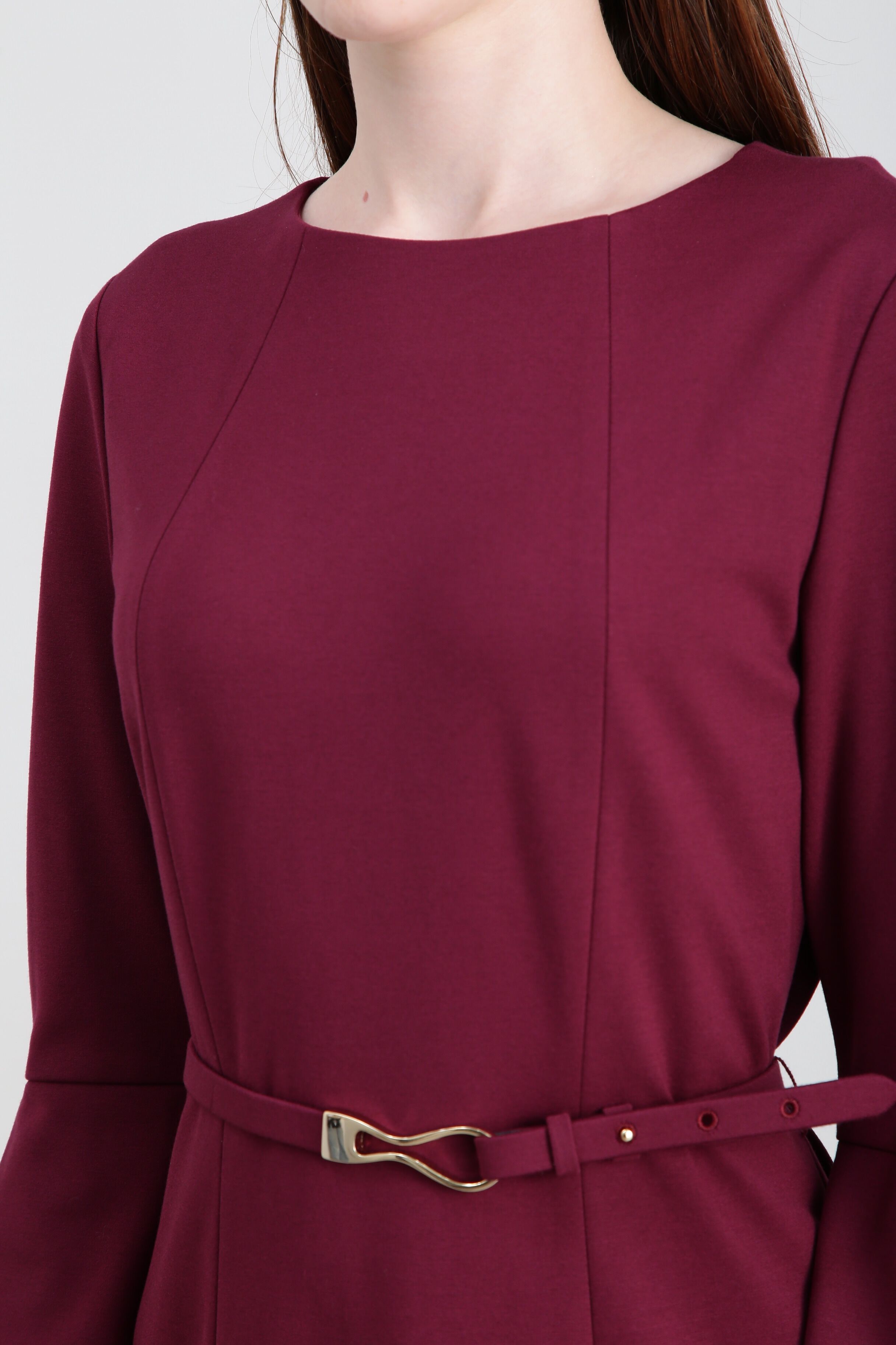  「◆ベルスリーブベルト付きワンピース」|ワンピース|