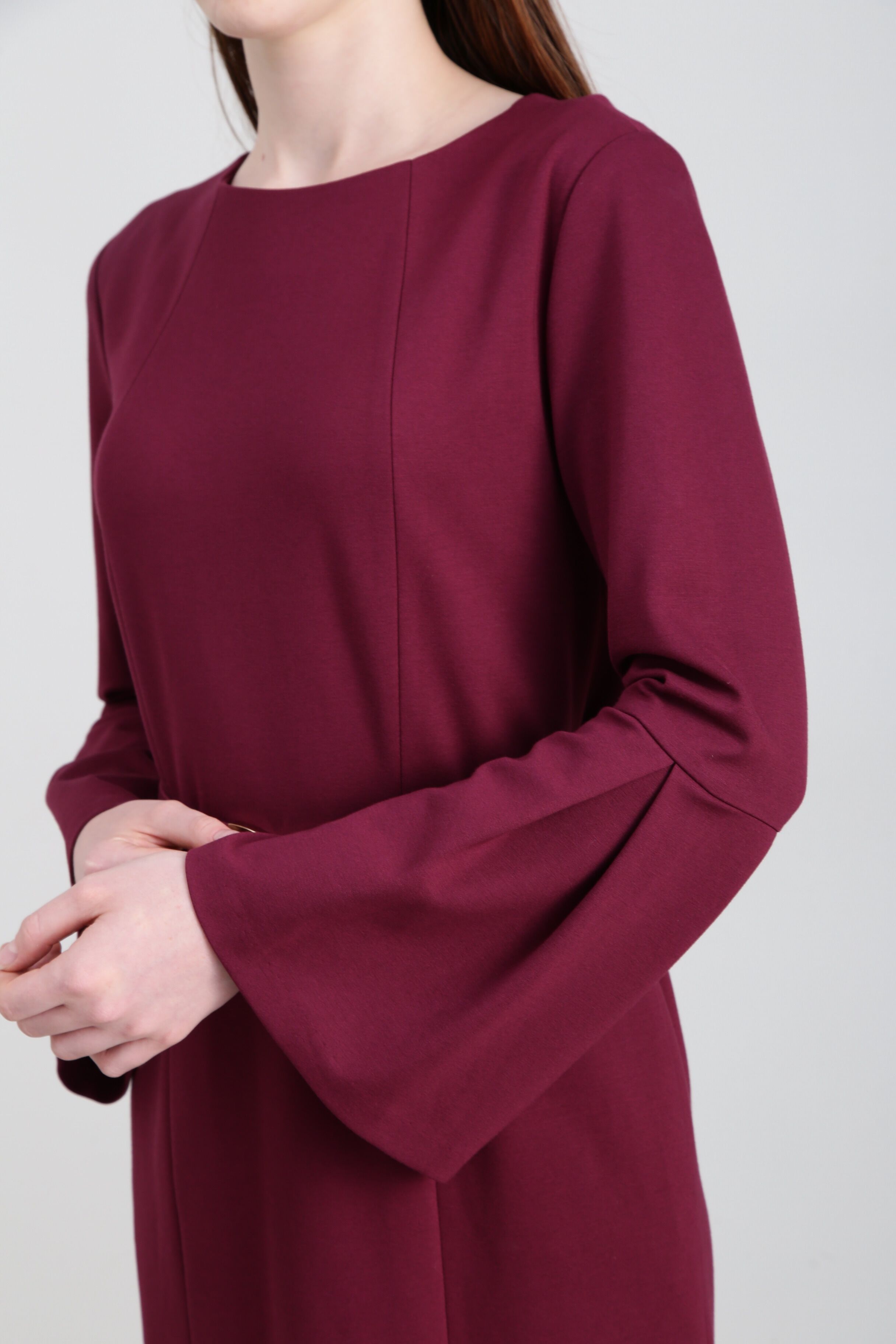  「◆ベルスリーブベルト付きワンピース」|ワンピース|