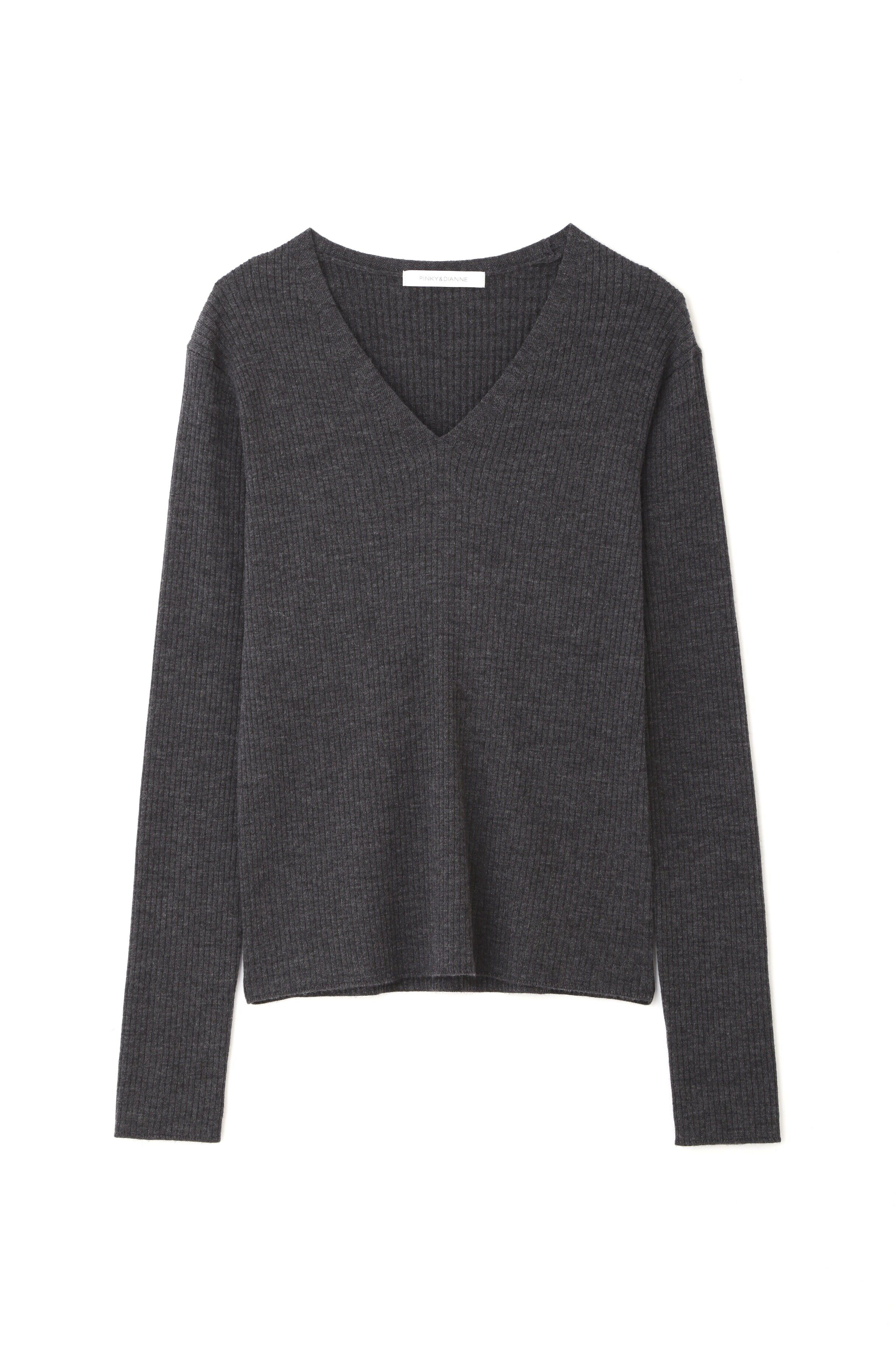  「◆Ｖネックニットプルオーバー」|ニット・セーター|