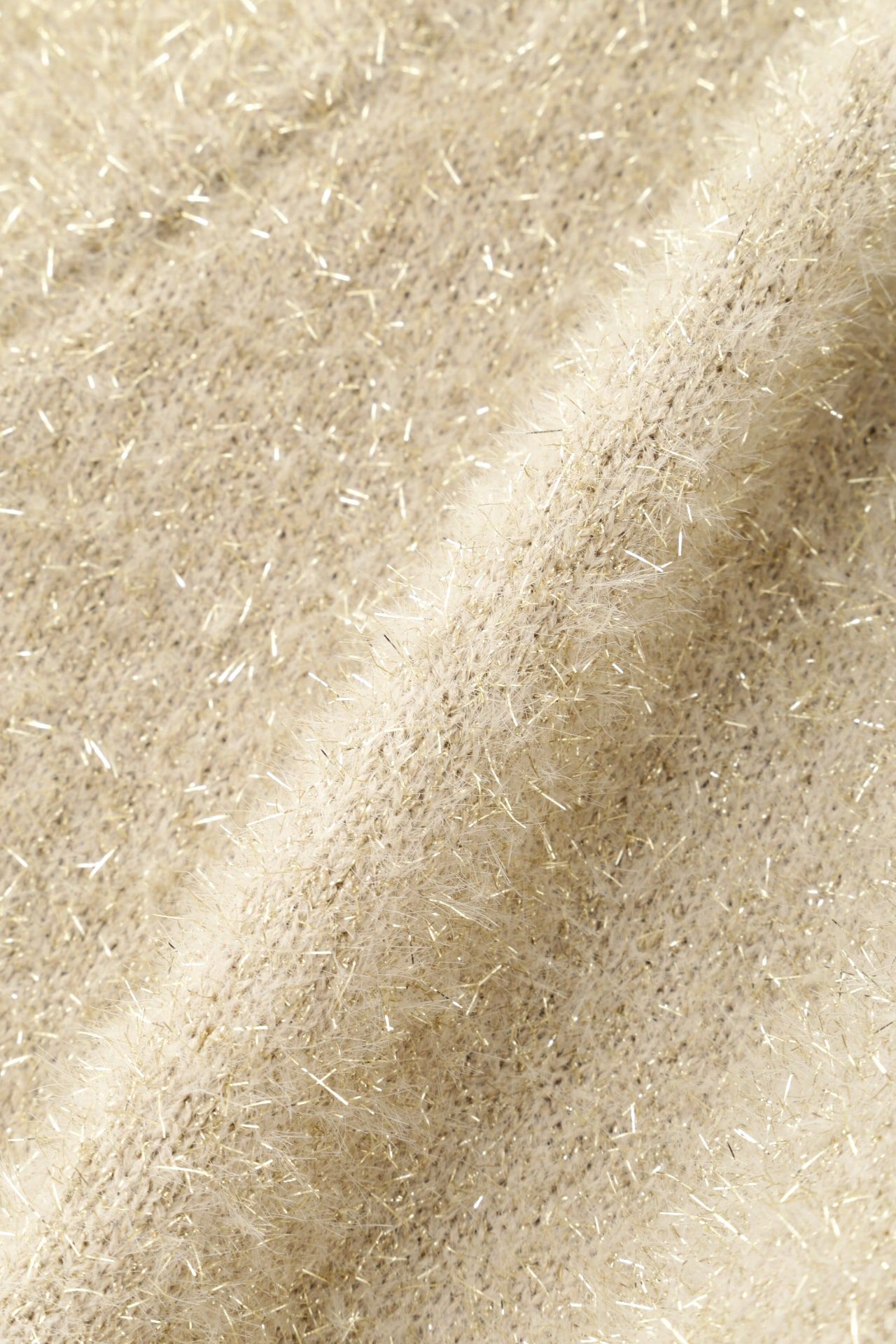  「ラメジレ付きニットワンピース」|ワンピース|