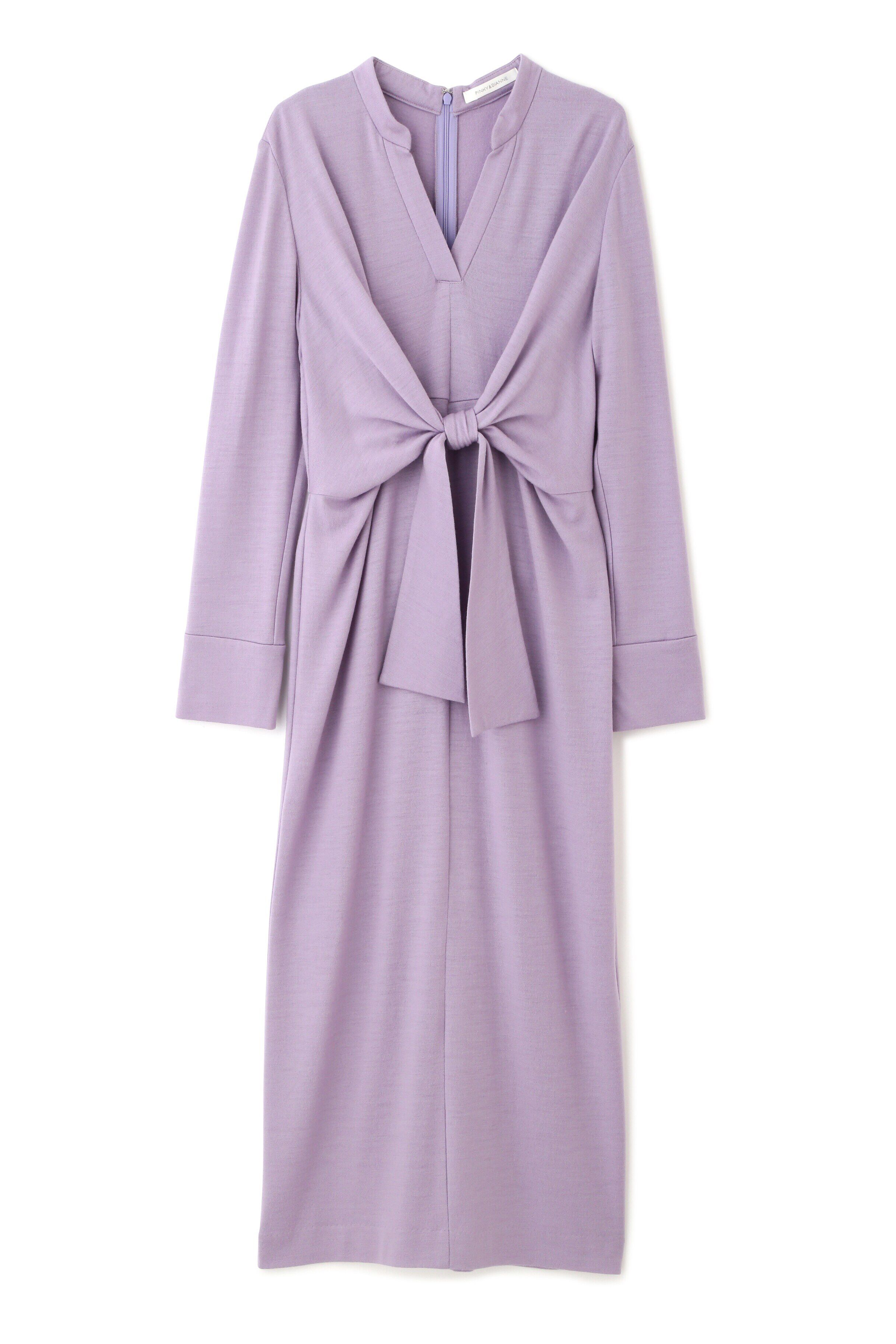  「◆ウエストリボンジャージワンピース」|ワンピース|