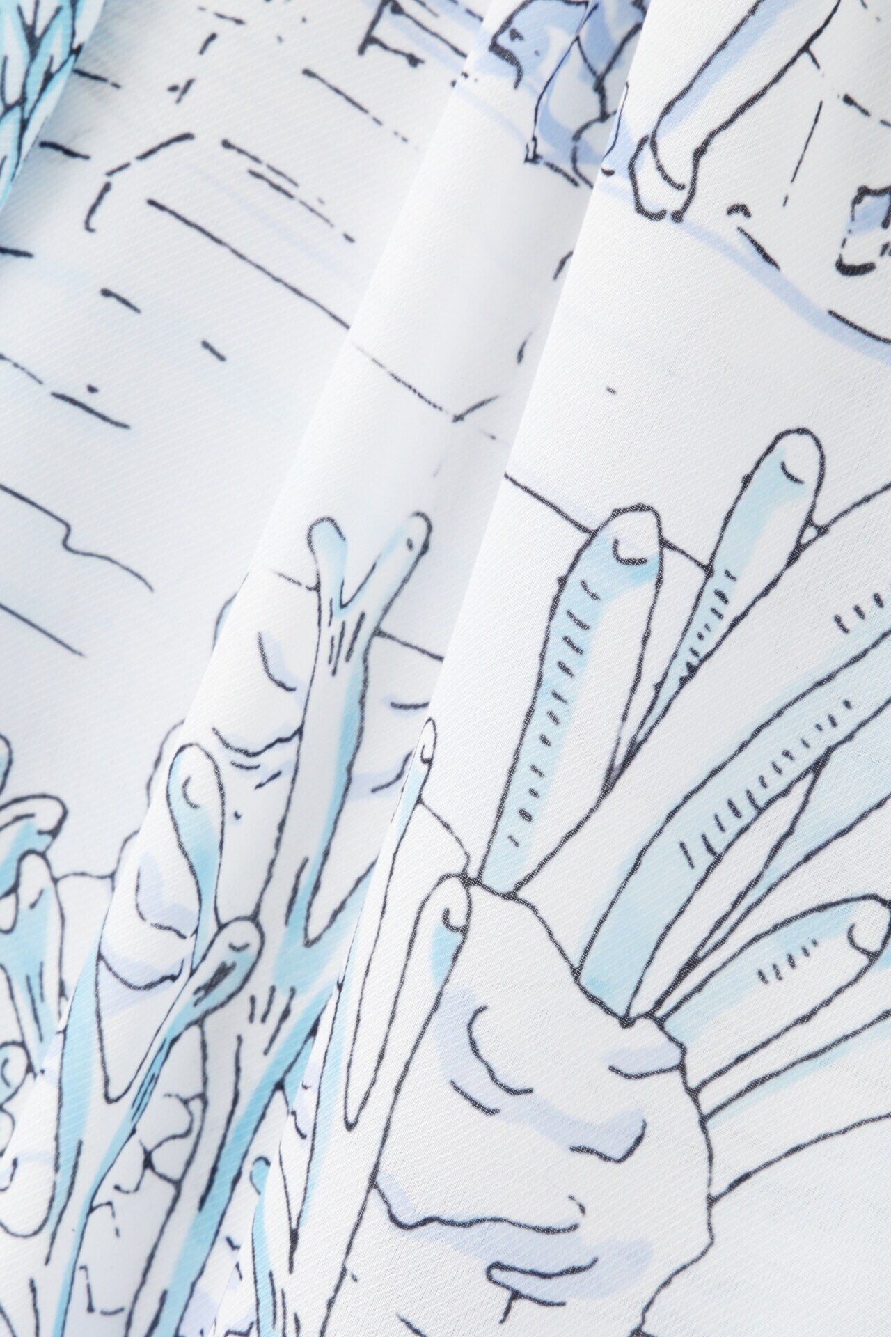  「◆ノーティカルプリントブラウス」|シャツ・ブラウス|