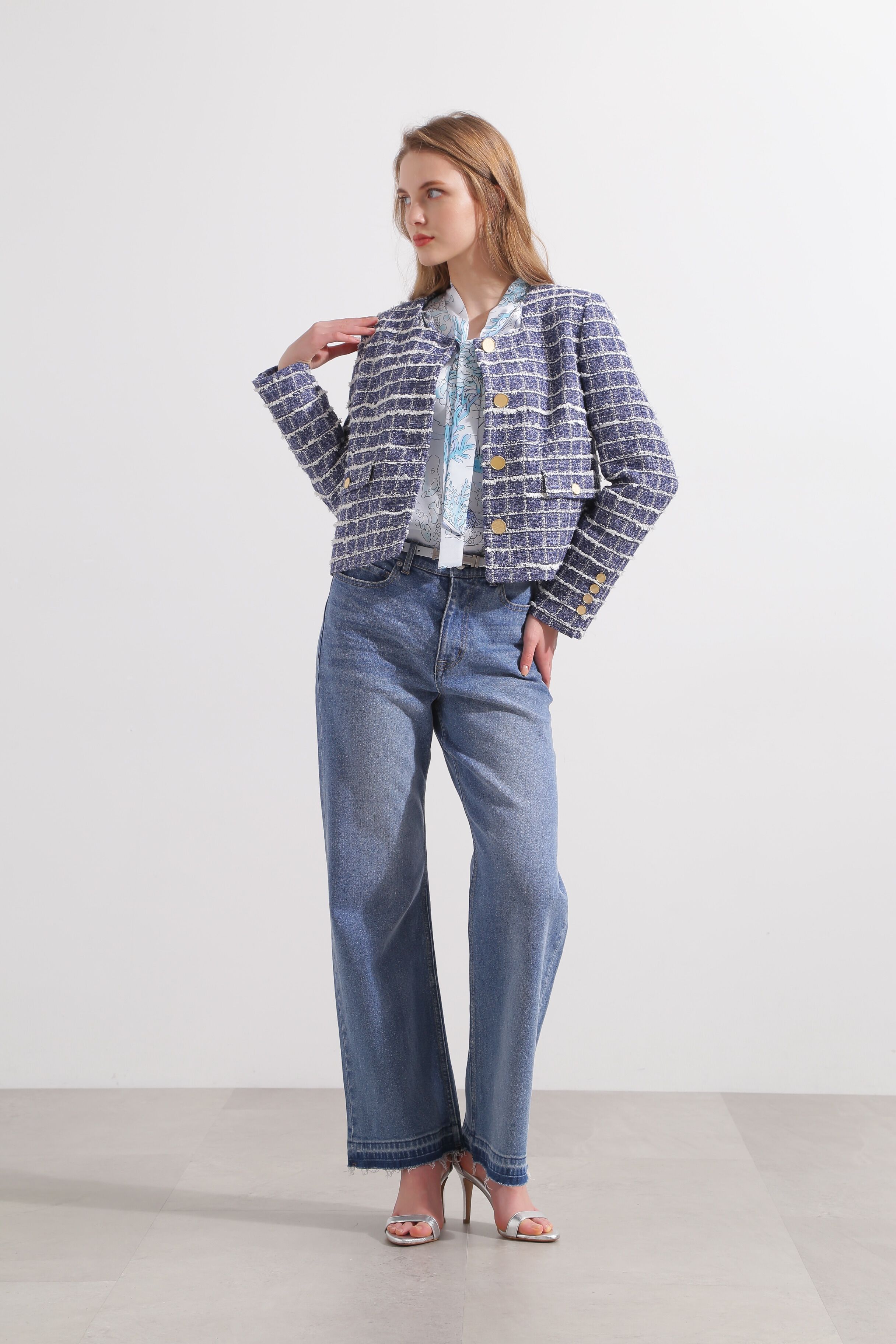  「◆ノーティカルプリントブラウス」|シャツ・ブラウス|