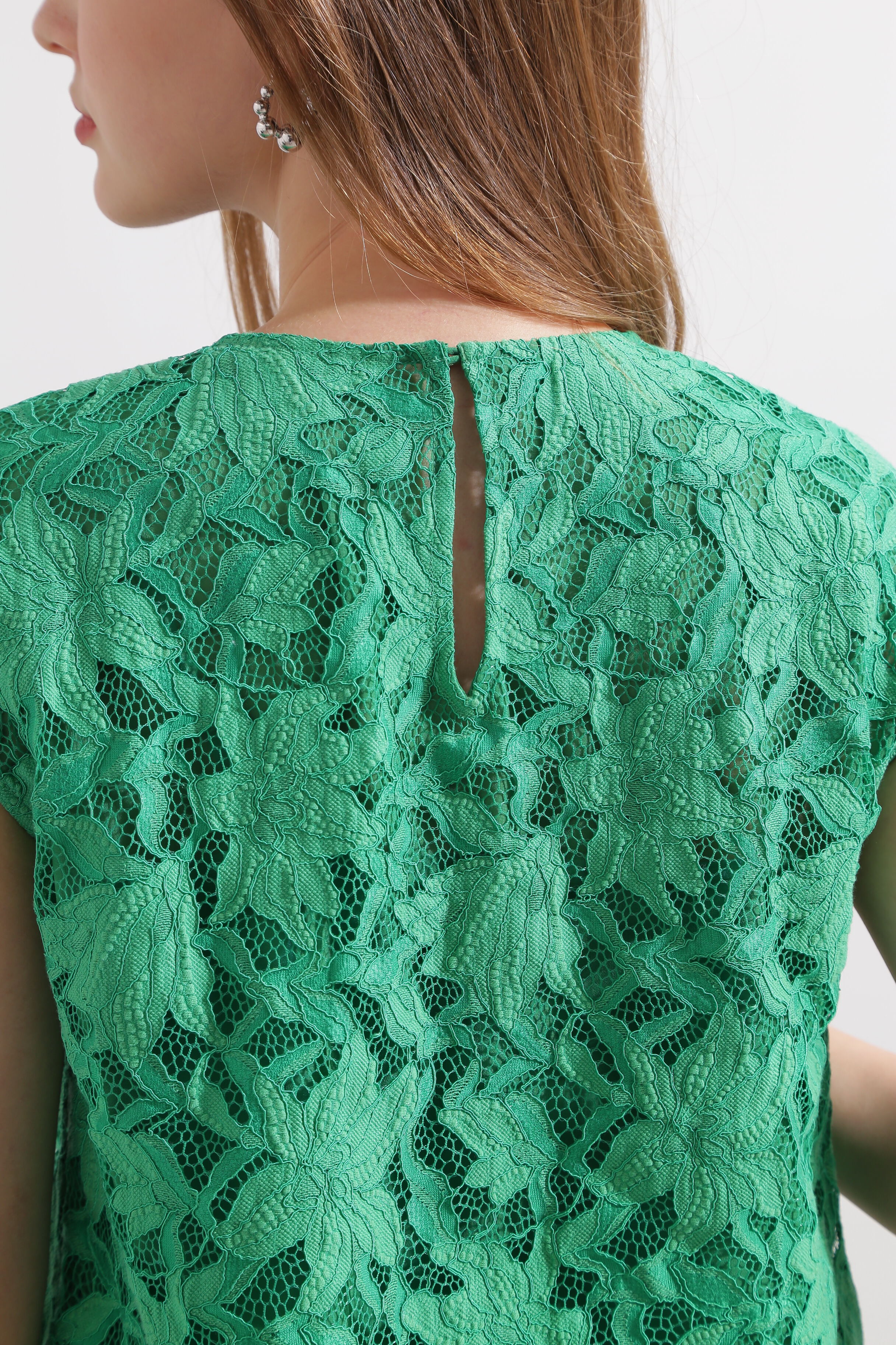  「◆フラップポケットレースブラウス」|シャツ・ブラウス|