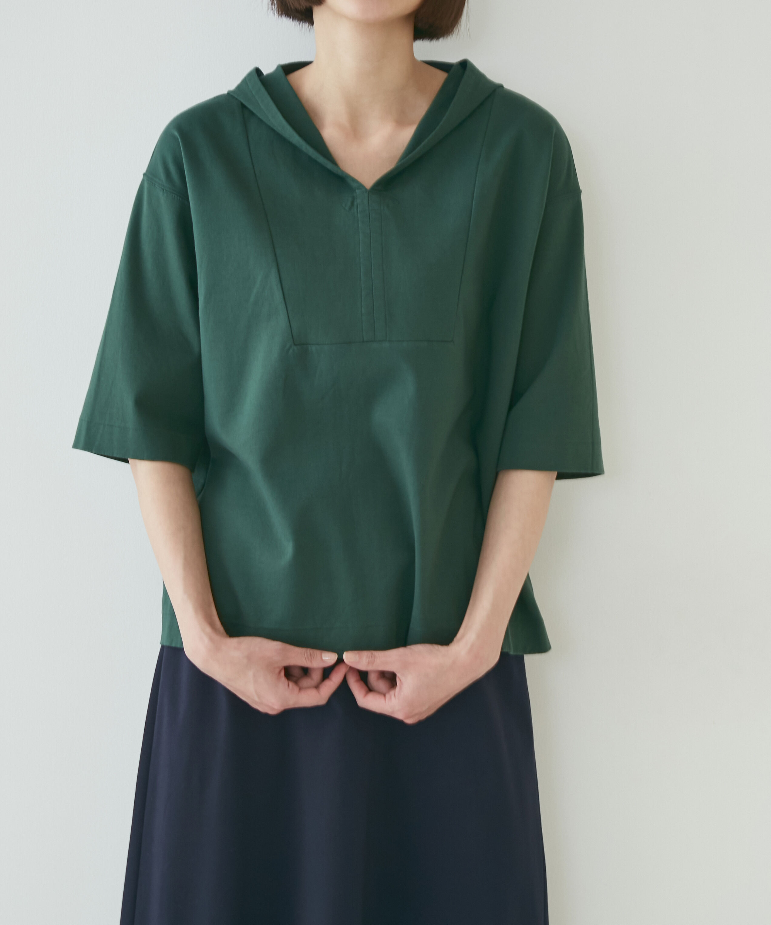  「◆フーディプルオーバー」|Tシャツ・カットソー|グリーン