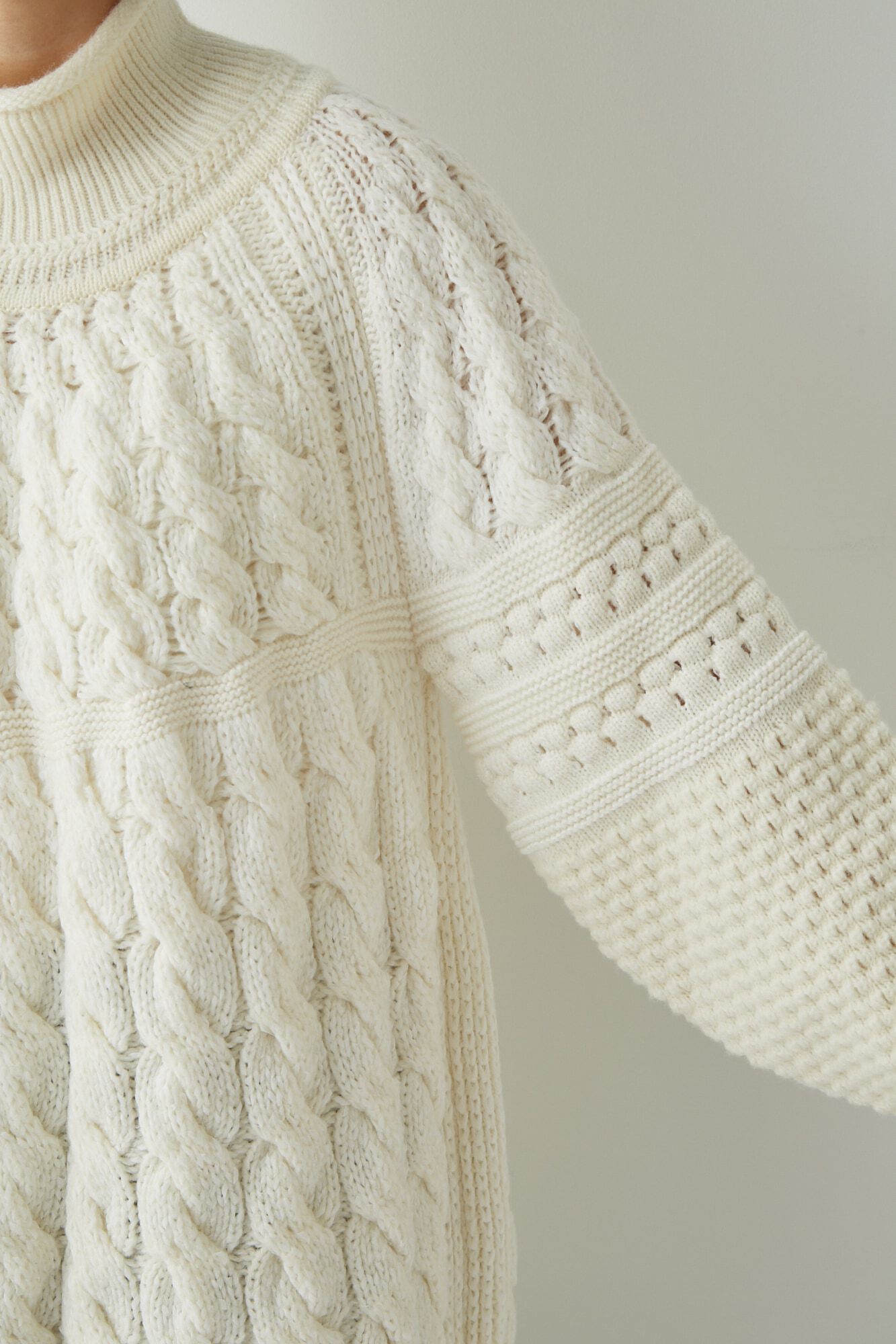  「◆ブソルコラボ　ケーブルニット」|ニット・セーター|