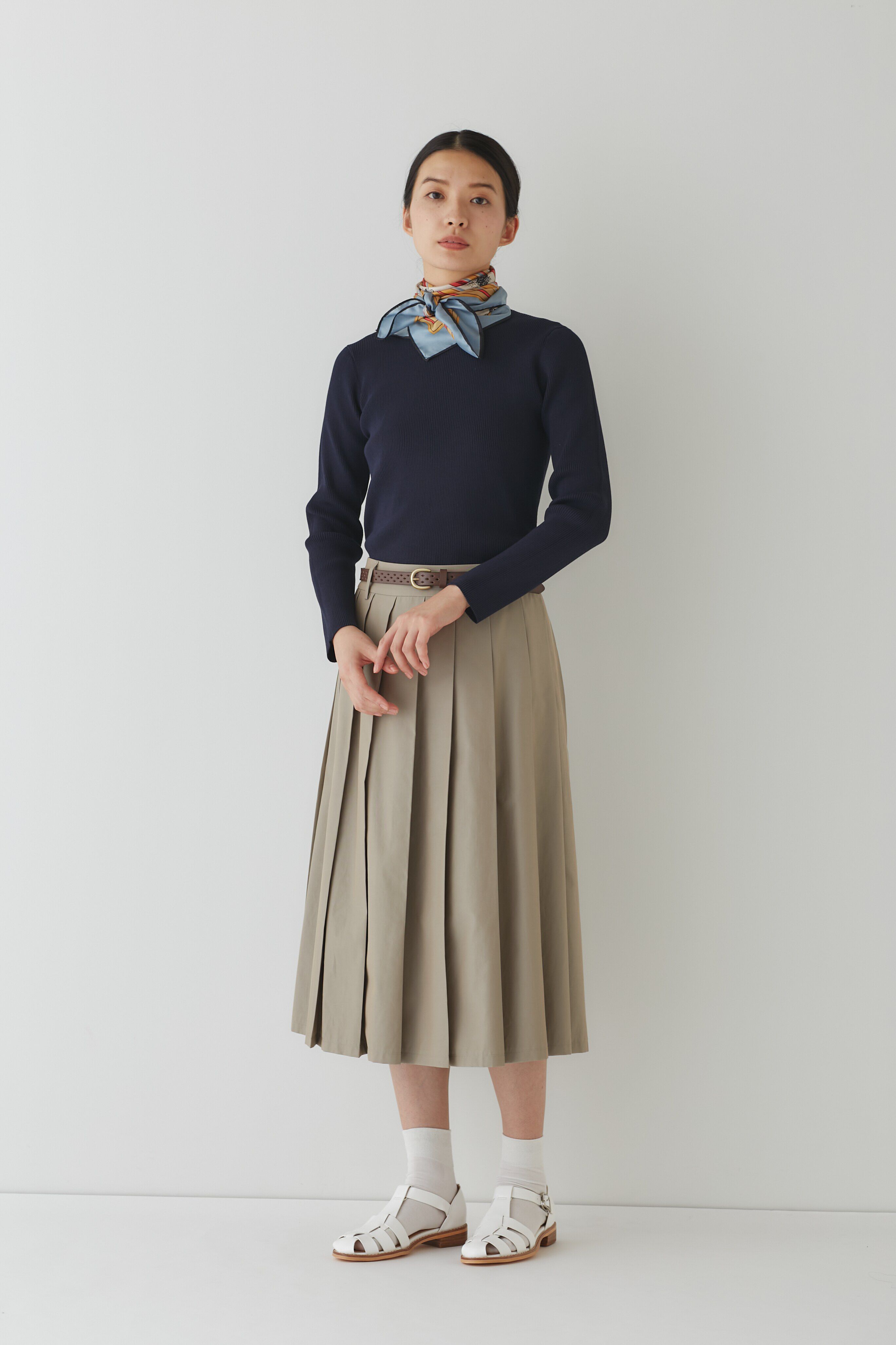  「◆コンパクトリブニットトップス」|ニット・セーター|