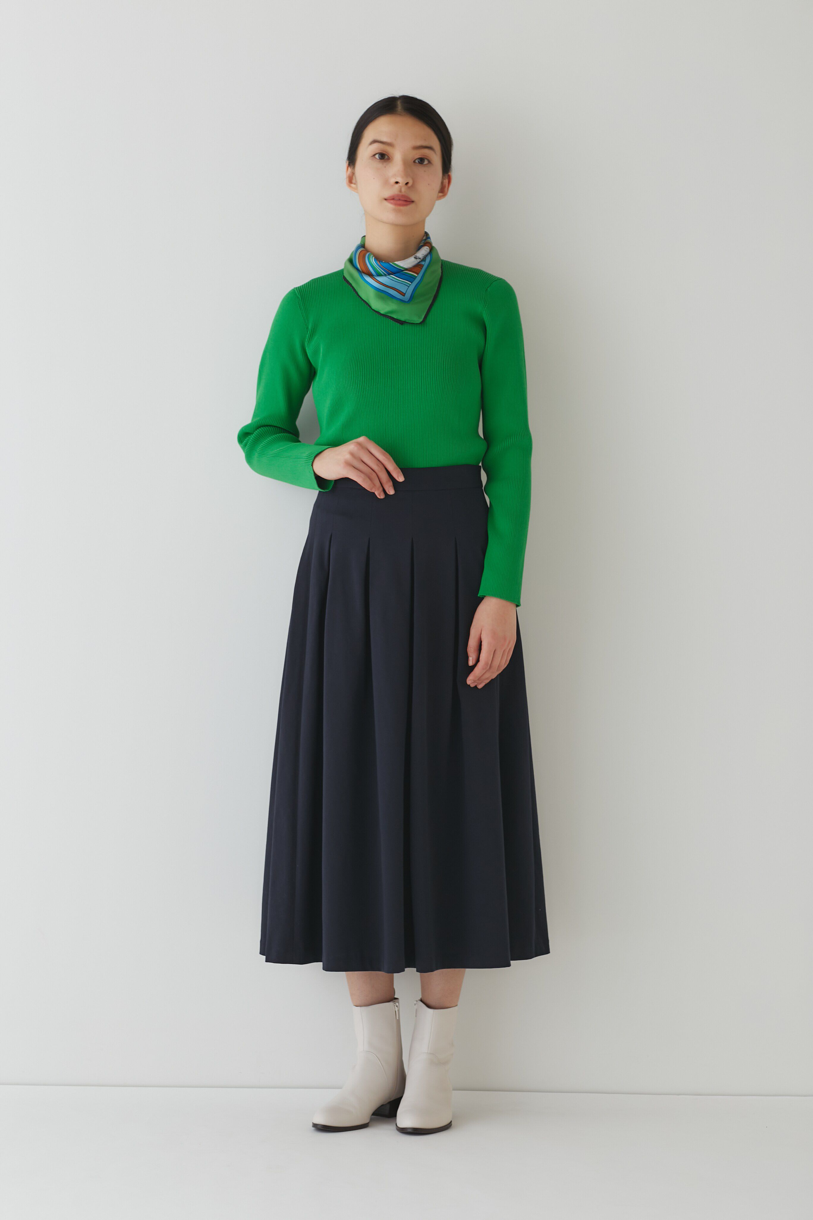  「◆コンパクトリブニットトップス」|ニット・セーター|