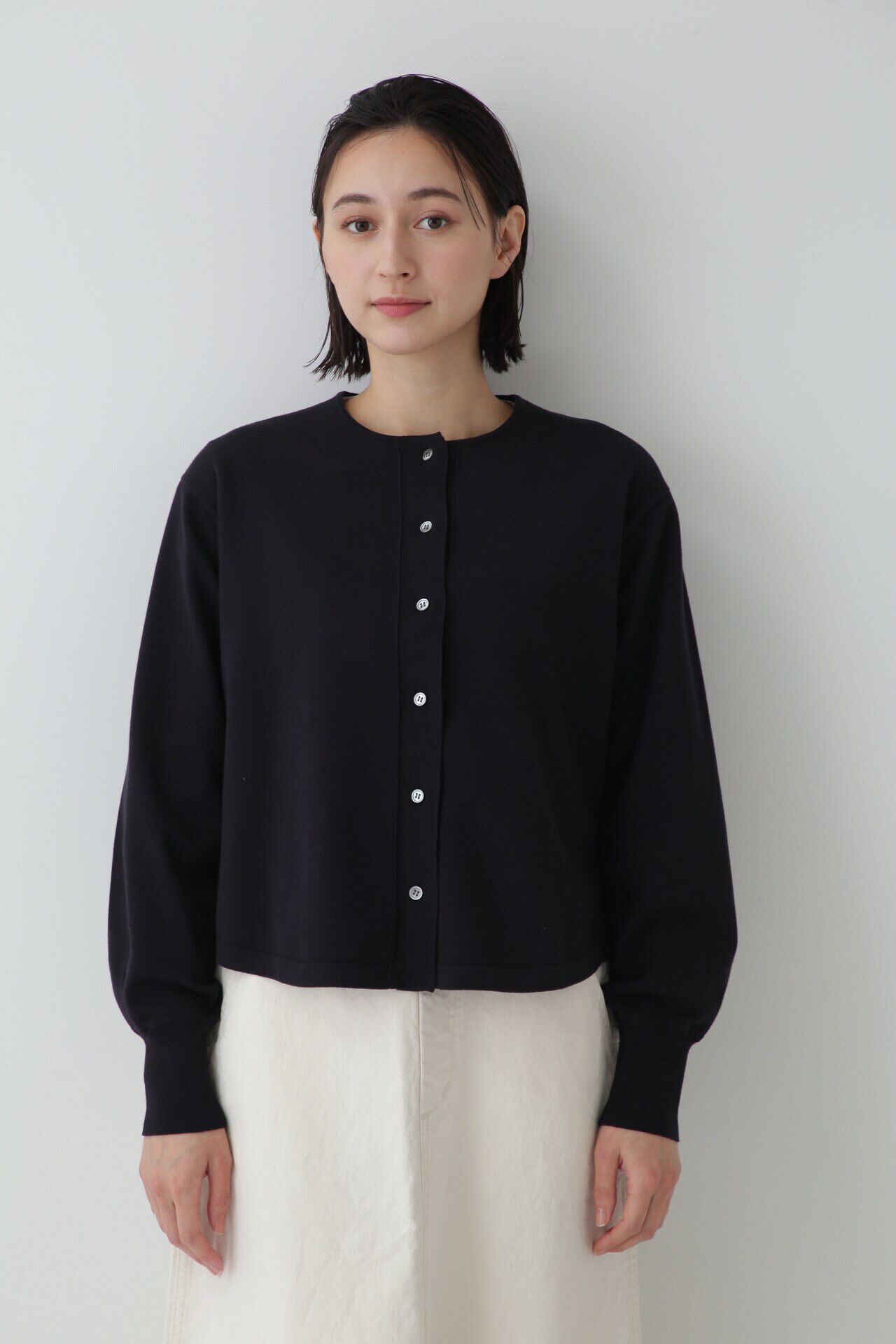  「◆コットンプレーティングカーディガン」|ニット・セーター|