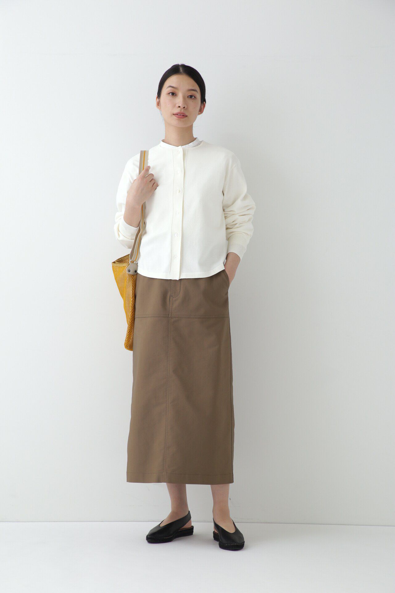  「◆コットンプレーティングカーディガン」|ニット・セーター|