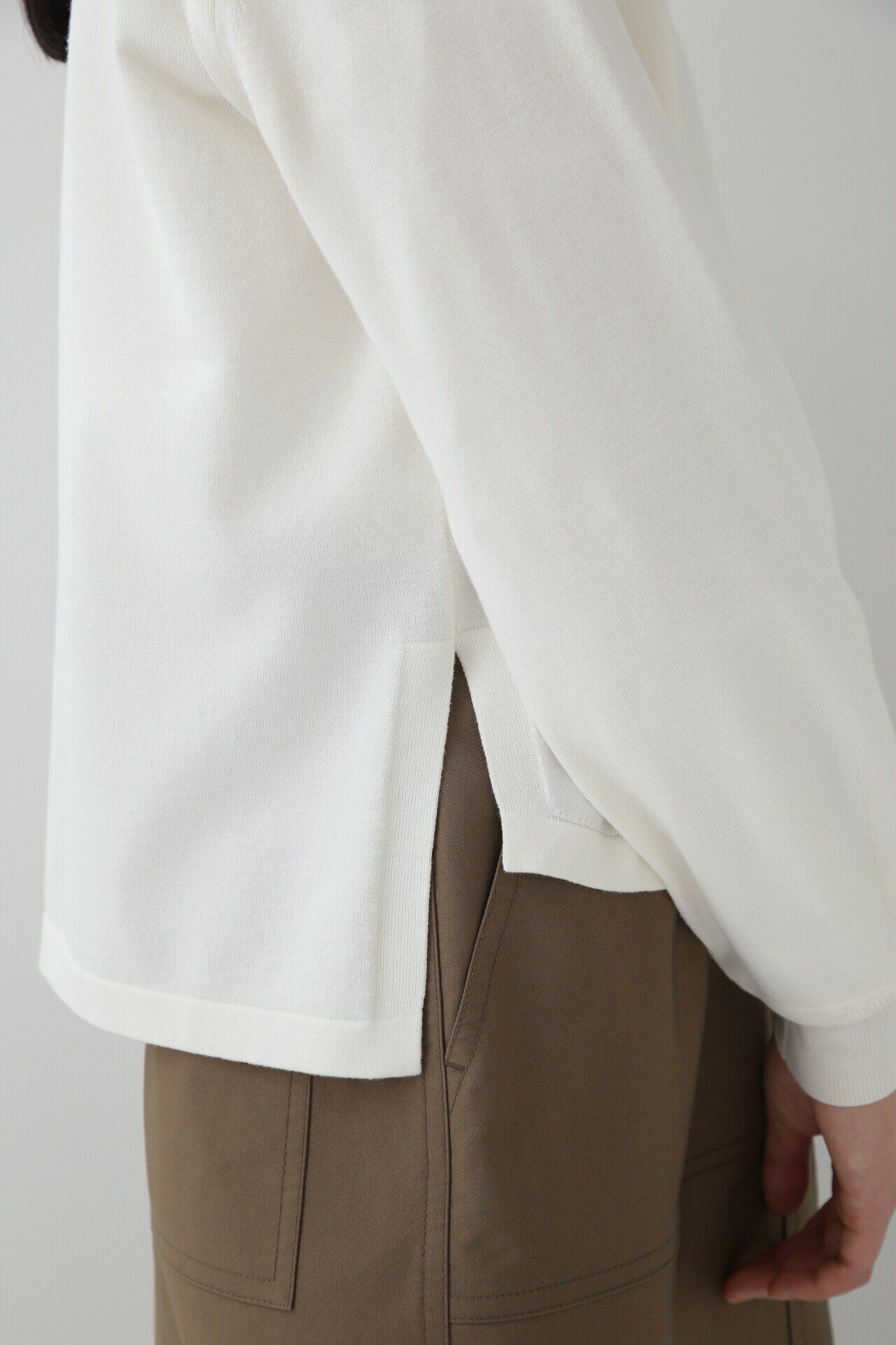  「◆コットンプレーティングカーディガン」|ニット・セーター|