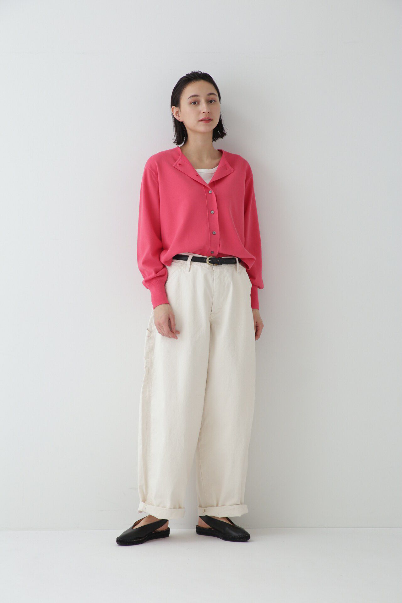  「◆コットンプレーティングカーディガン」|ニット・セーター|