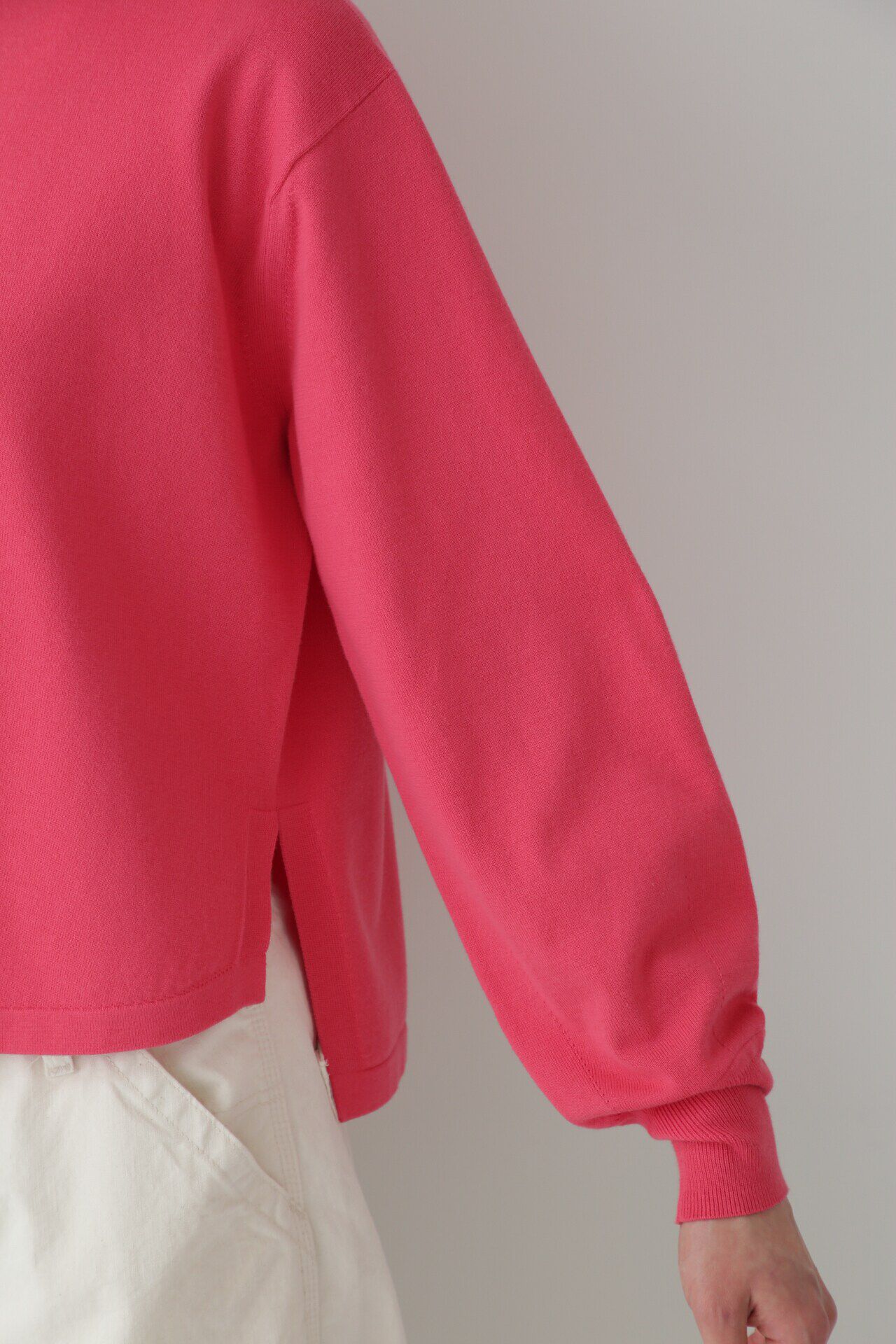  「◆コットンプレーティングカーディガン」|ニット・セーター|