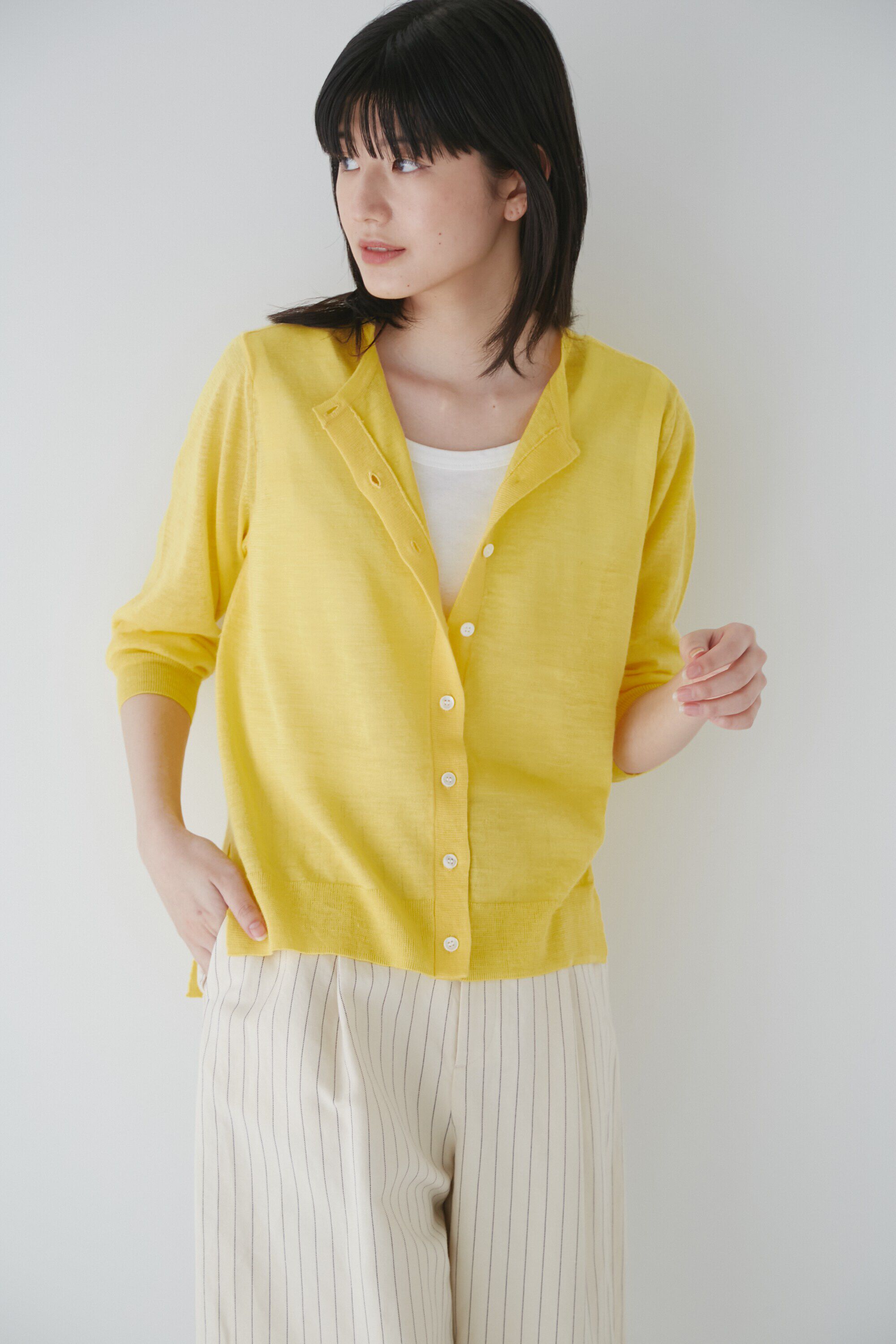  「◆ラミーハイゲージカーディガン」|ニット・セーター|