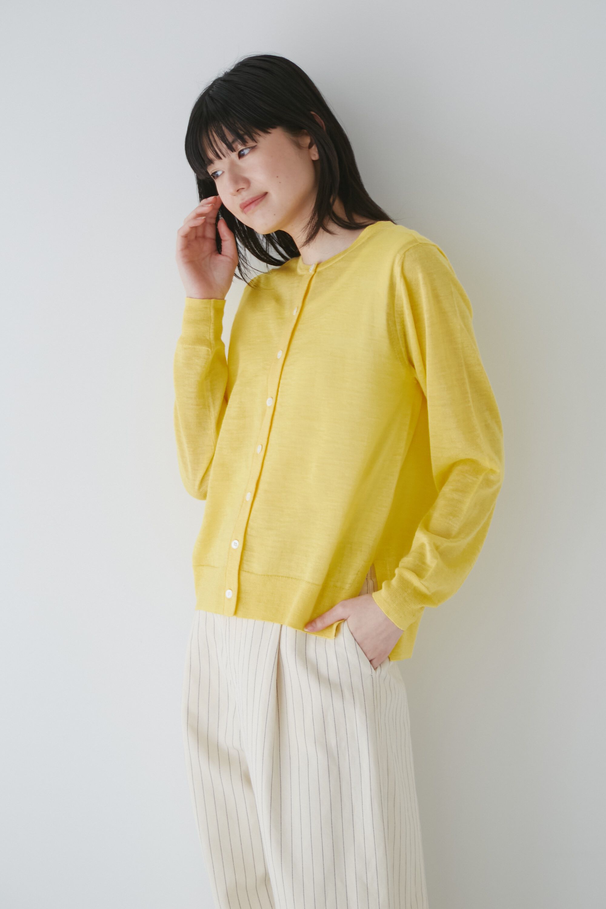  「◆ラミーハイゲージカーディガン」|ニット・セーター|