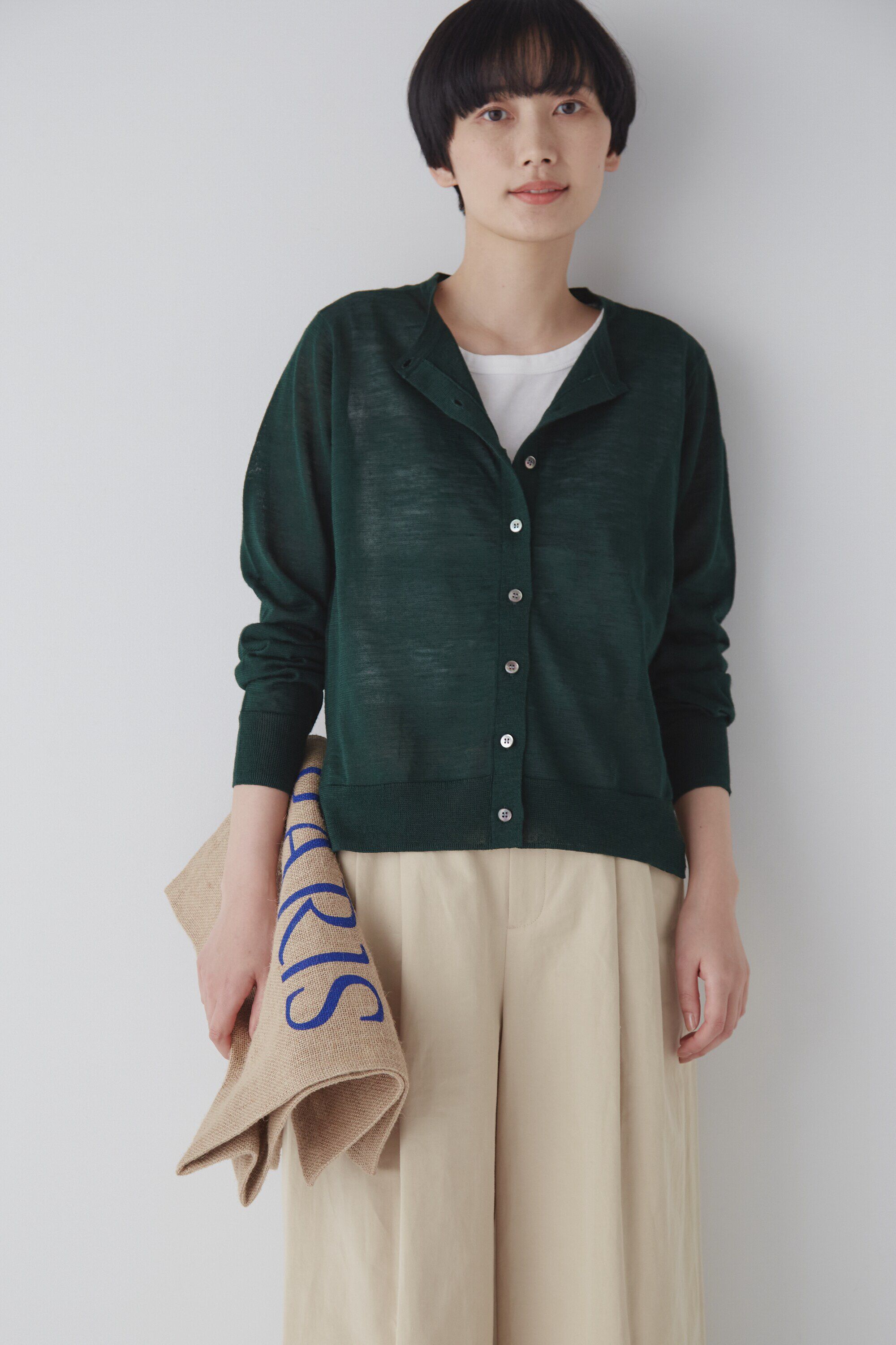  「◆ラミーハイゲージカーディガン」|ニット・セーター|ディープグリ