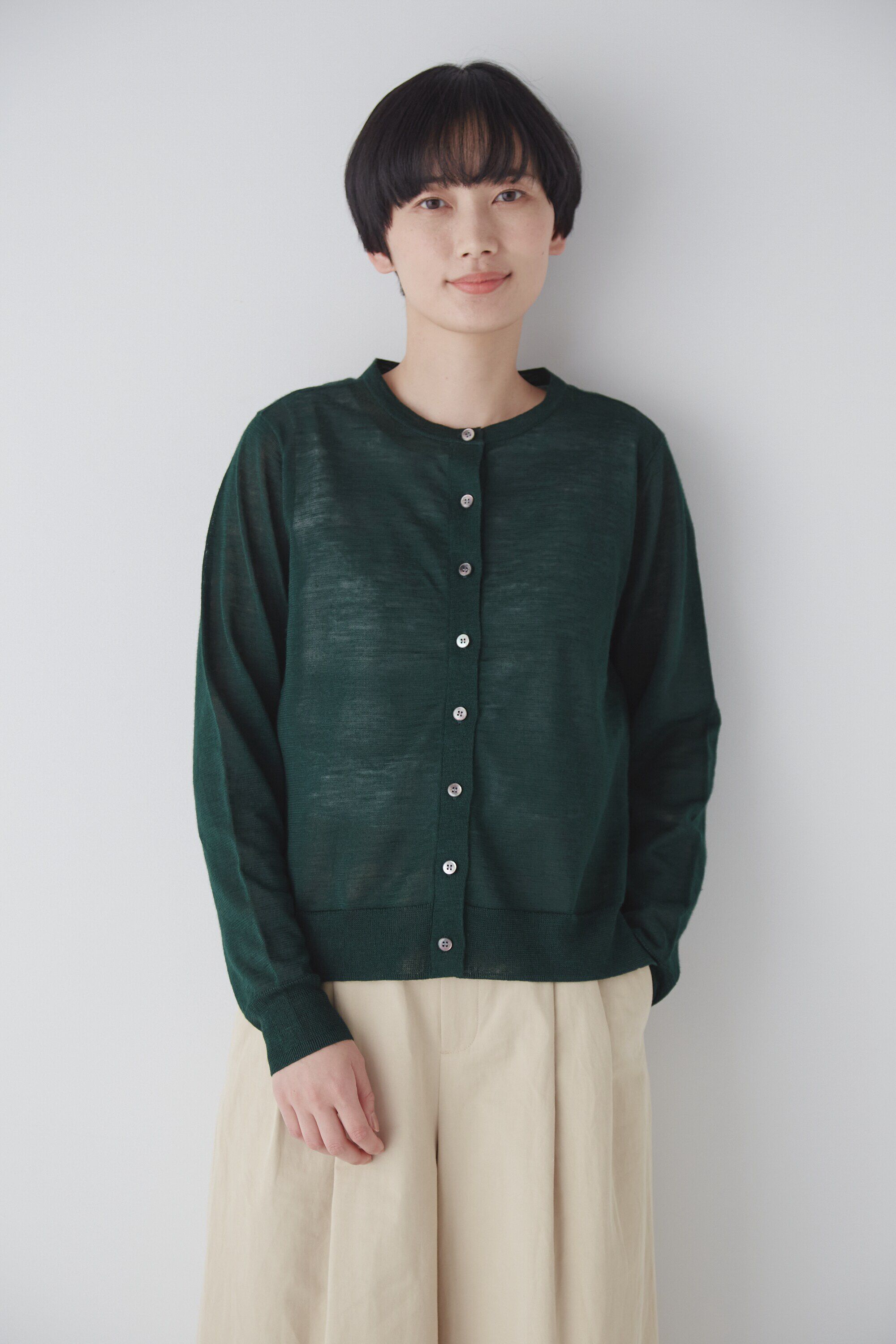  「◆ラミーハイゲージカーディガン」|ニット・セーター|