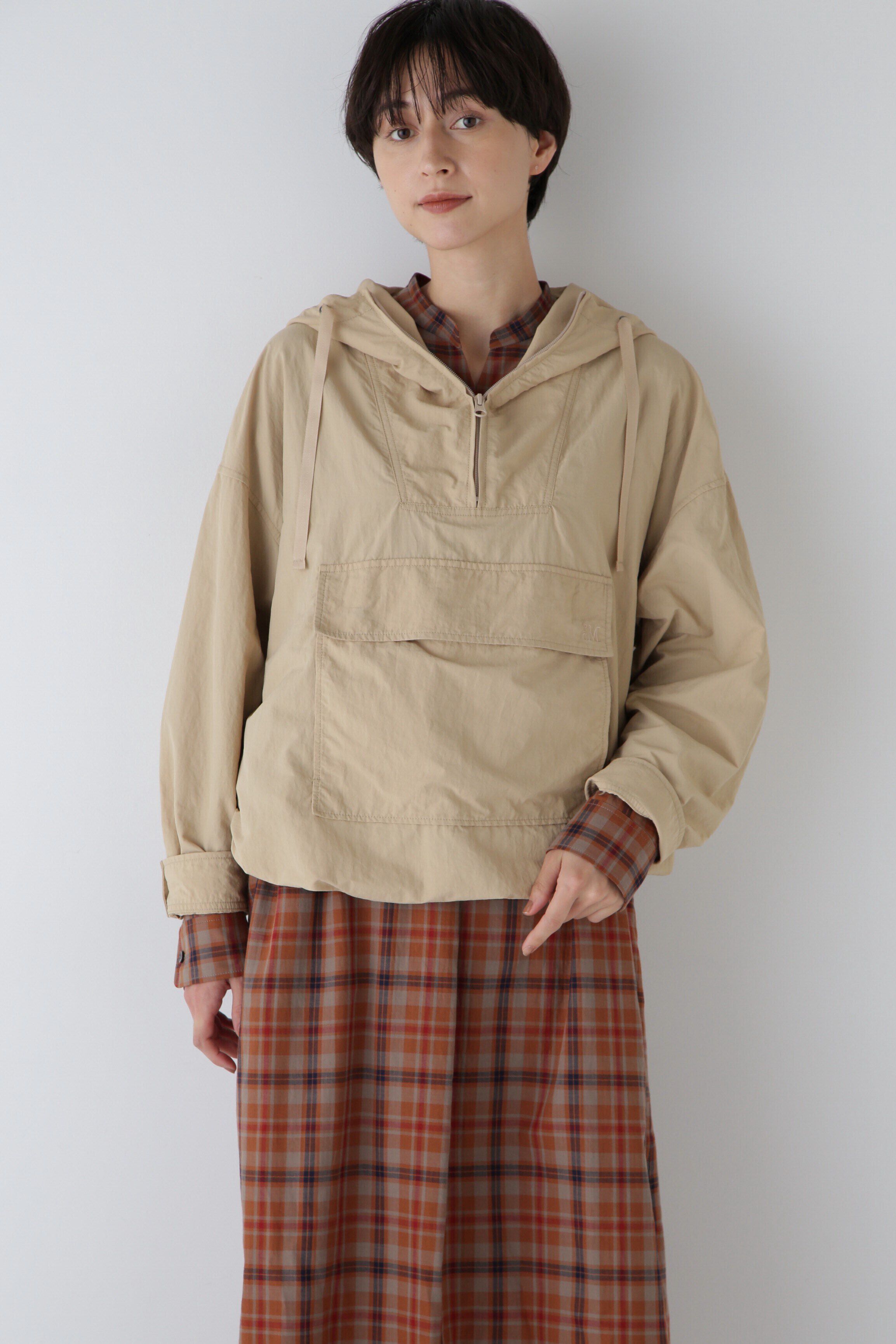  「◆アノラックパーカー」|ブルゾン・スタジャン|ベージュ