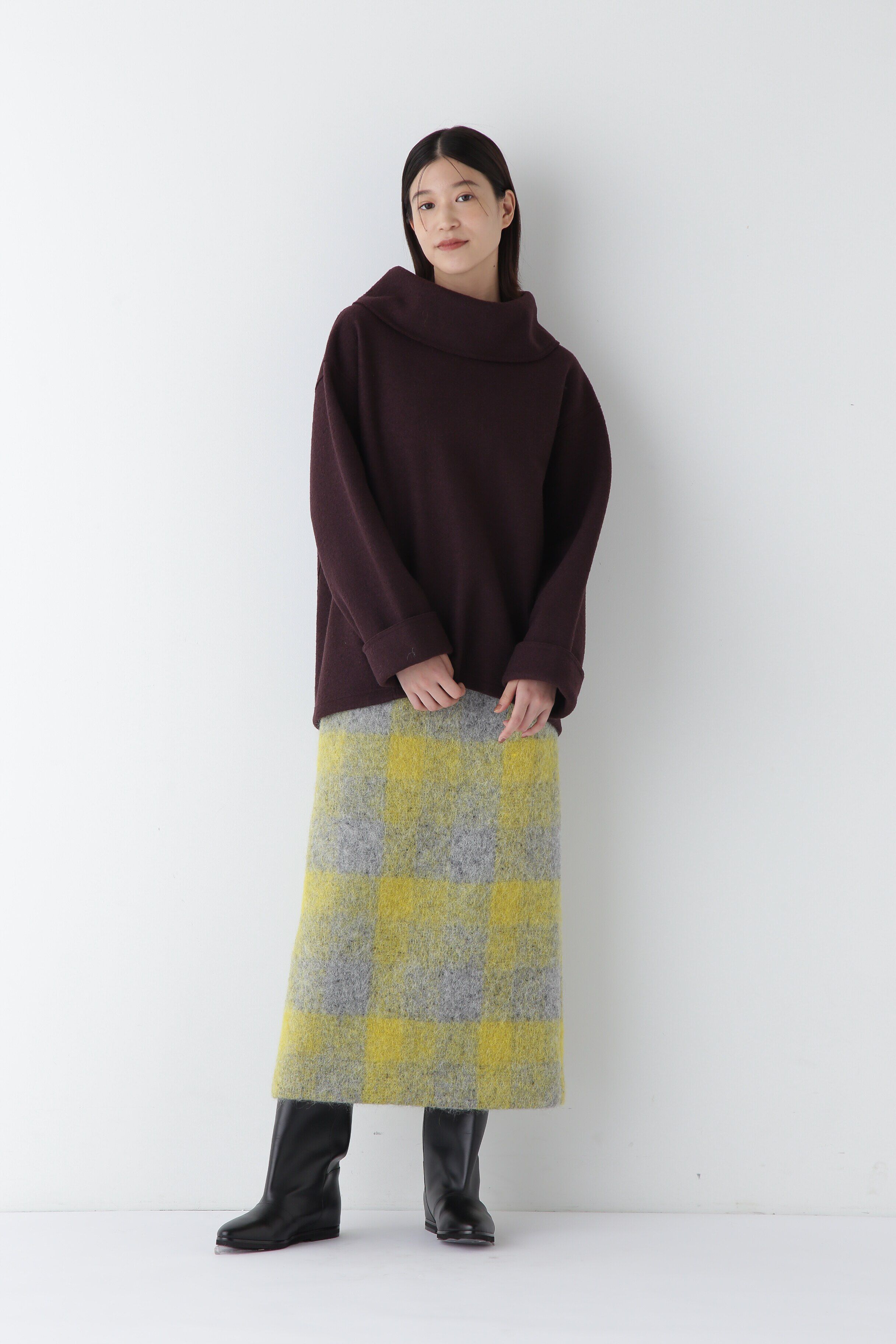  「◆ウールリング圧縮オフタートルオーバートップス」|Tシャツ・カットソー|