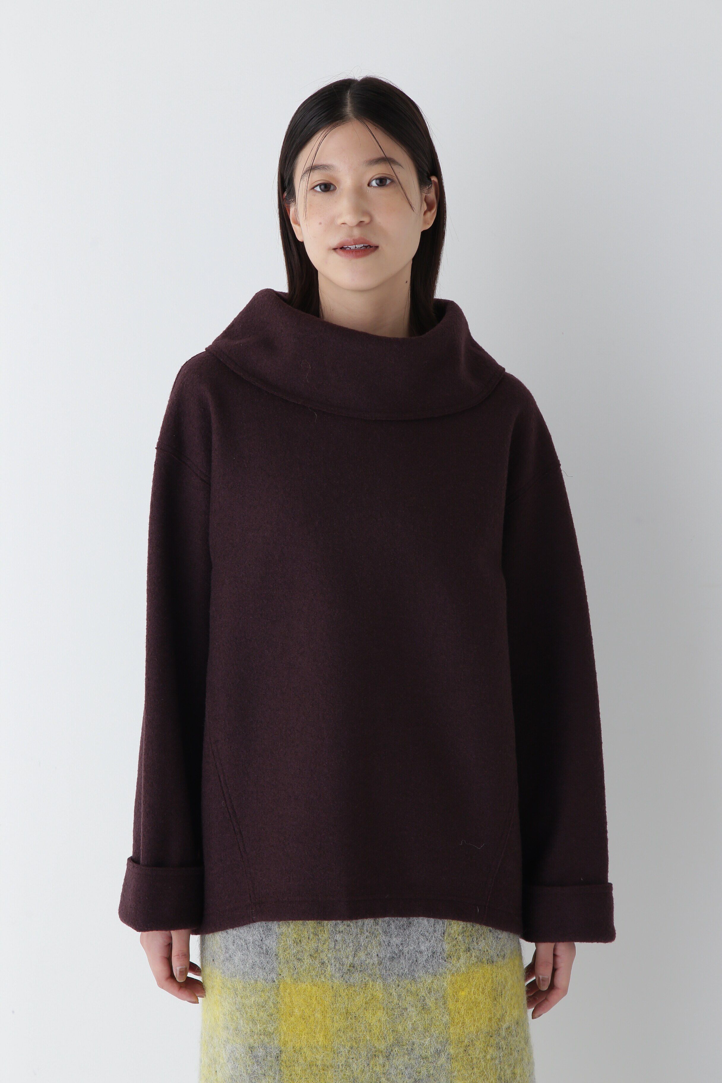  「◆ウールリング圧縮オフタートルオーバートップス」|Tシャツ・カットソー|