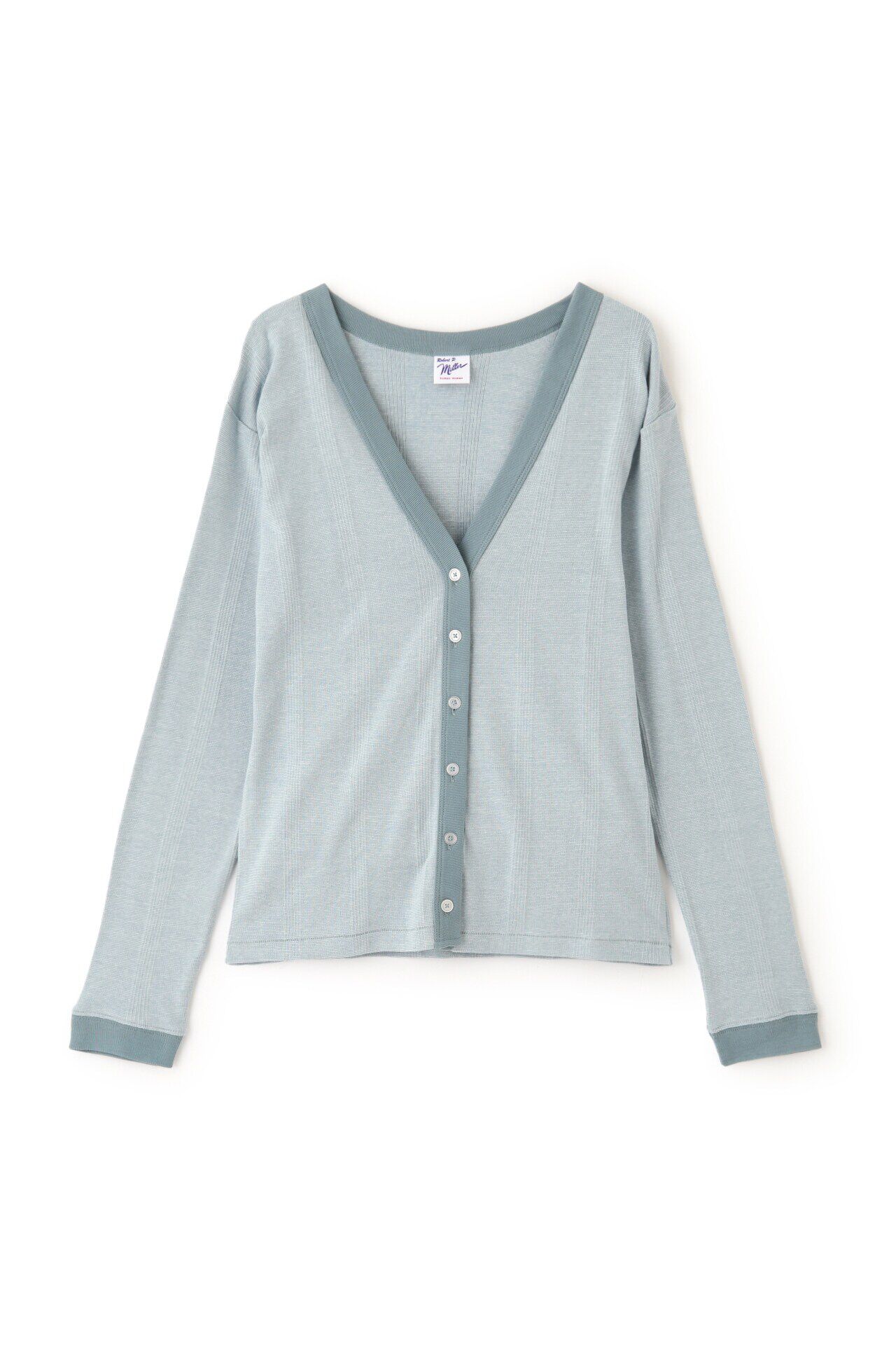  「◆パネルリブＶネックカーディガン」|Tシャツ・カットソー|