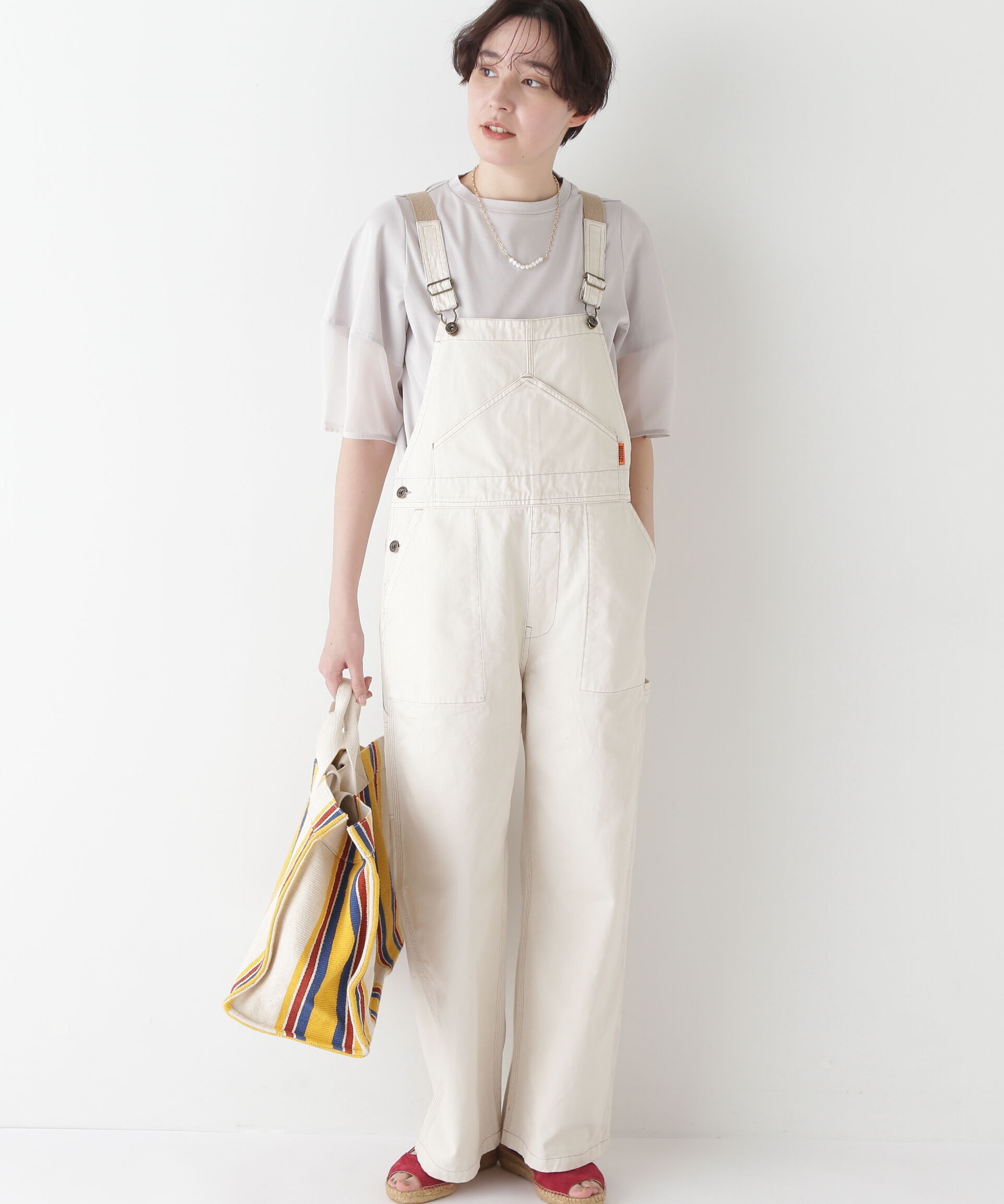  「◆UNIVERSAL OVER ALL　コラボ　サロペット」|ワンピース|