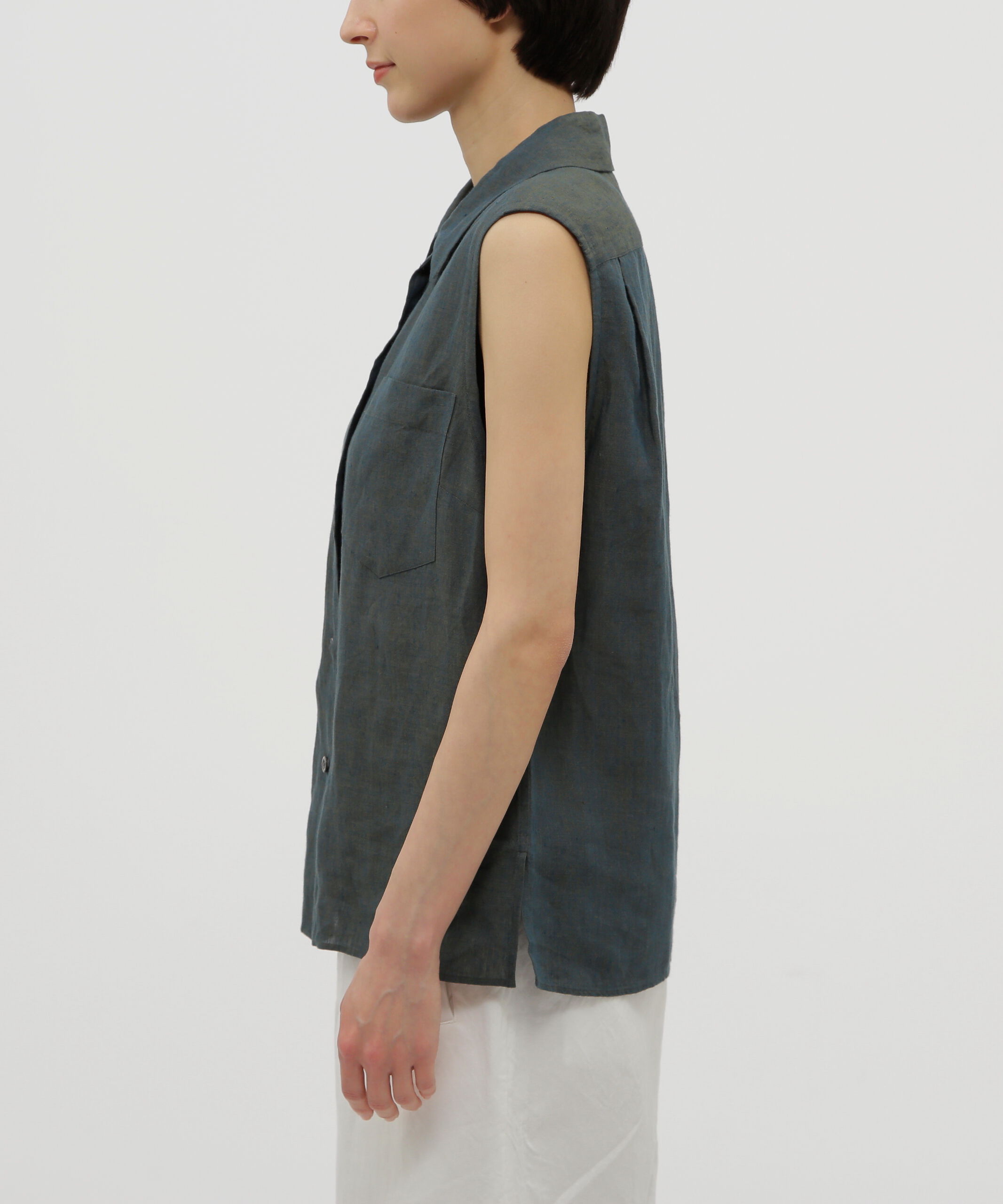  「LINEN CHAMBRAY SHIRT」|シャツ・ブラウス|