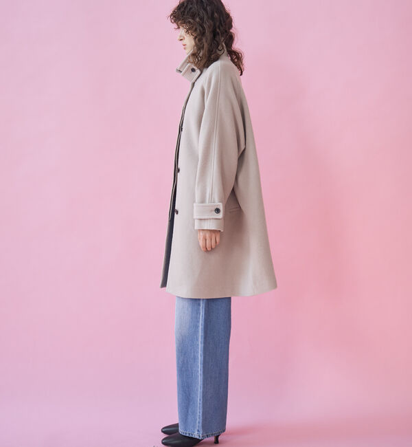 Doux archives「ステンカラーミドルコート」|ダッフルコート|