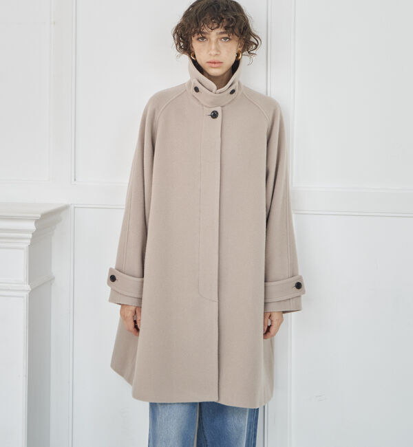 Doux archives「ステンカラーミドルコート」|ダッフルコート|