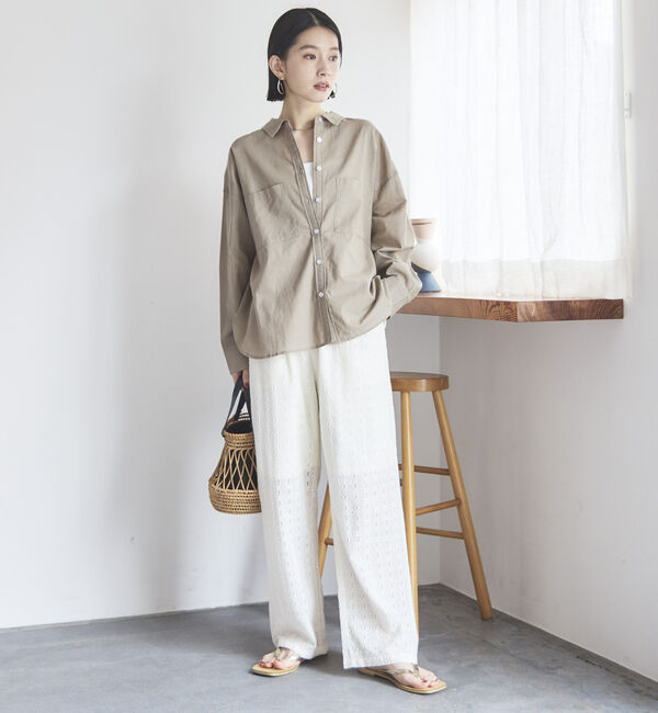 Doux archives「コットンリネンシャツ」|シャツ・ブラウス|