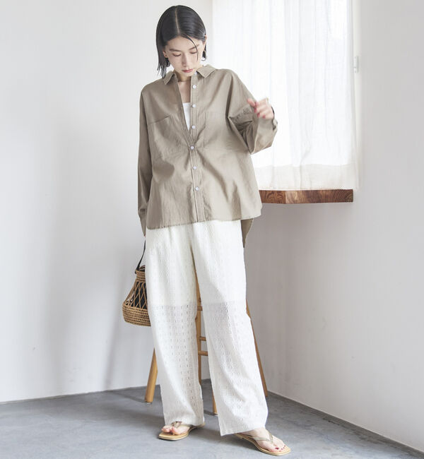 Doux archives「コットンリネンシャツ」|シャツ・ブラウス|