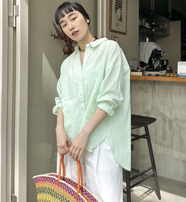 Doux archives「コットンリネンシャツ」|シャツ・ブラウス|