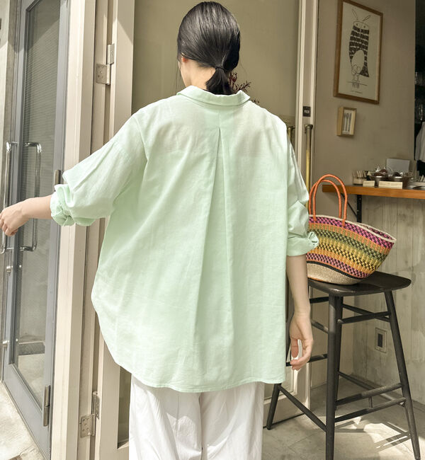 Doux archives「コットンリネンシャツ」|シャツ・ブラウス|