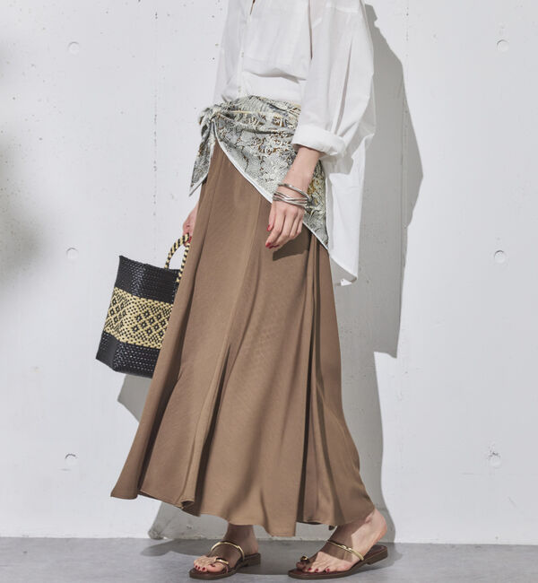Doux archives「&rsquo;サテンバイアススカート&rsquo;」|スカート|MOCHA
